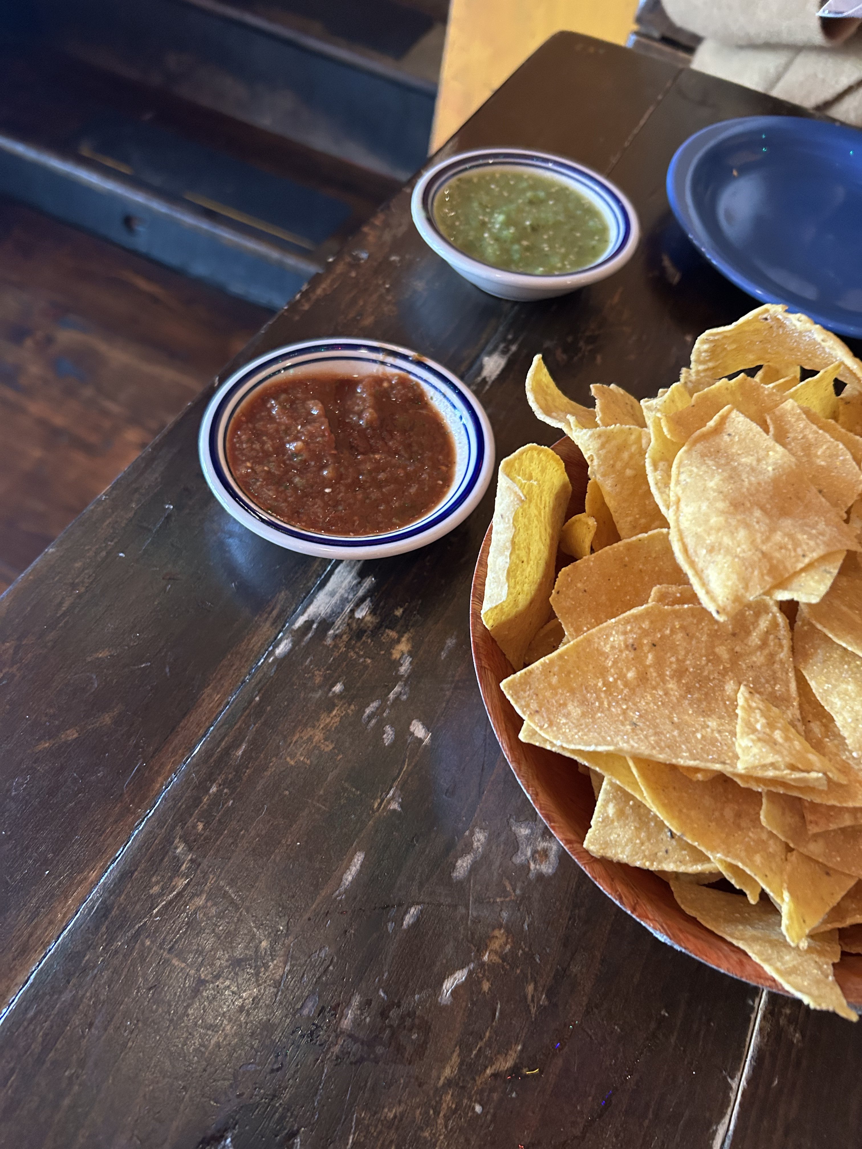 Tortilla chips and salsa