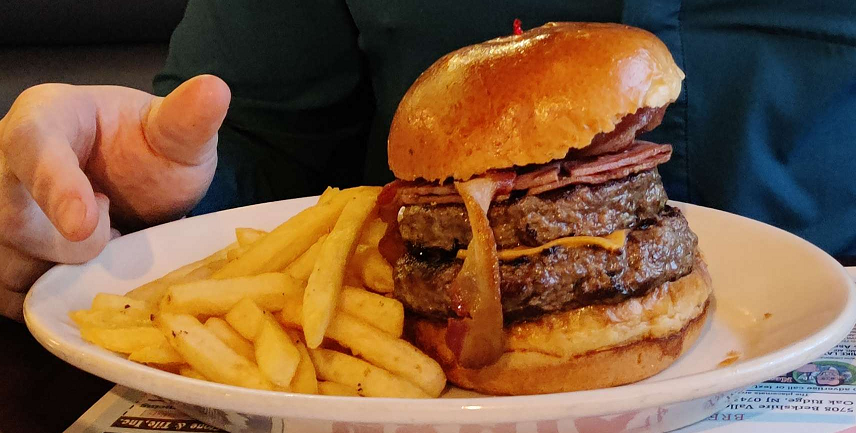 I also had a burger recently