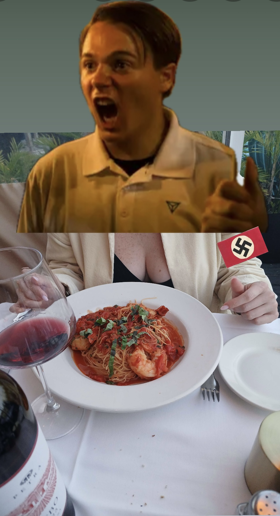 Shrimp spaghetti