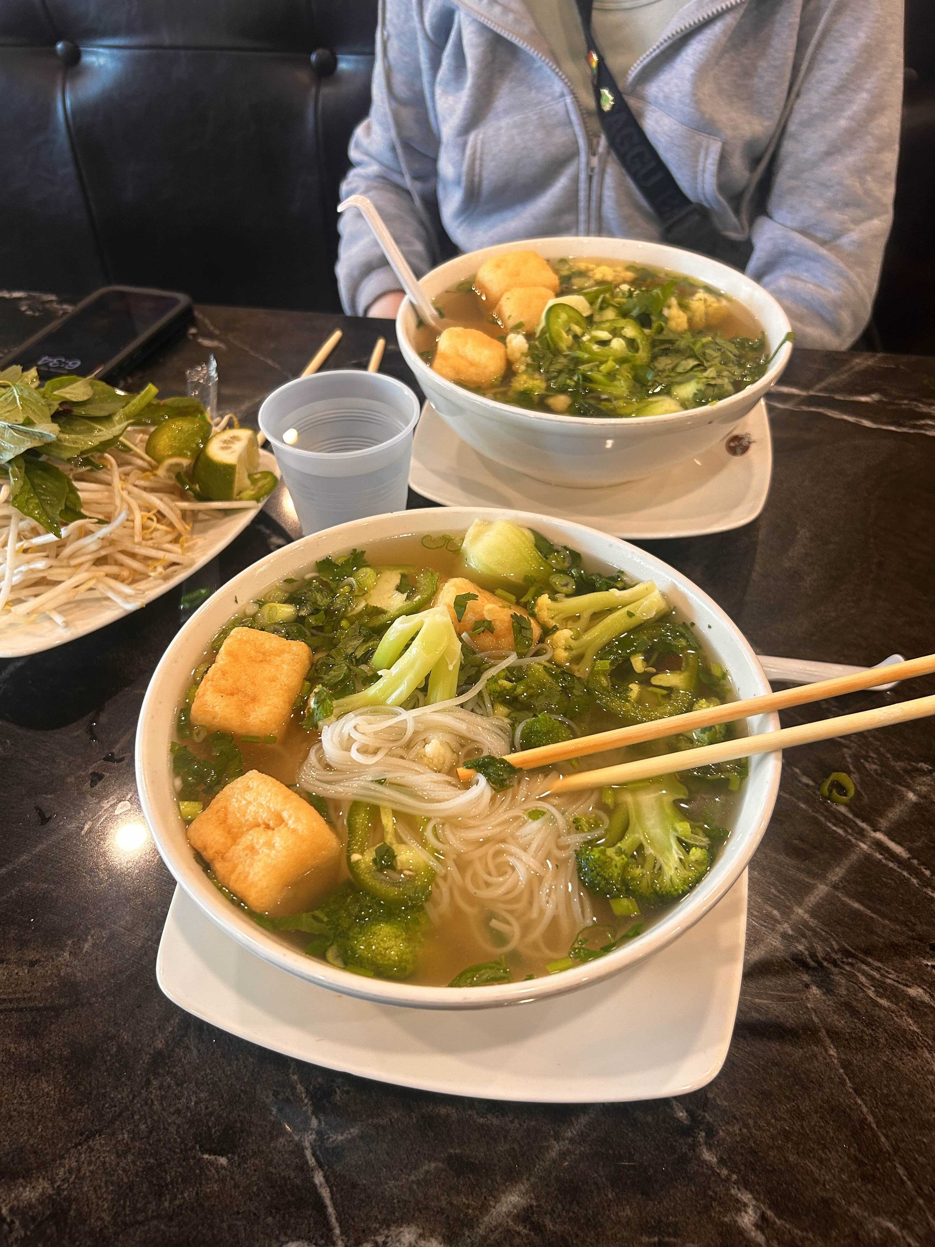 Pho with tofu