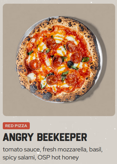 Angry Beekeeper Pizza