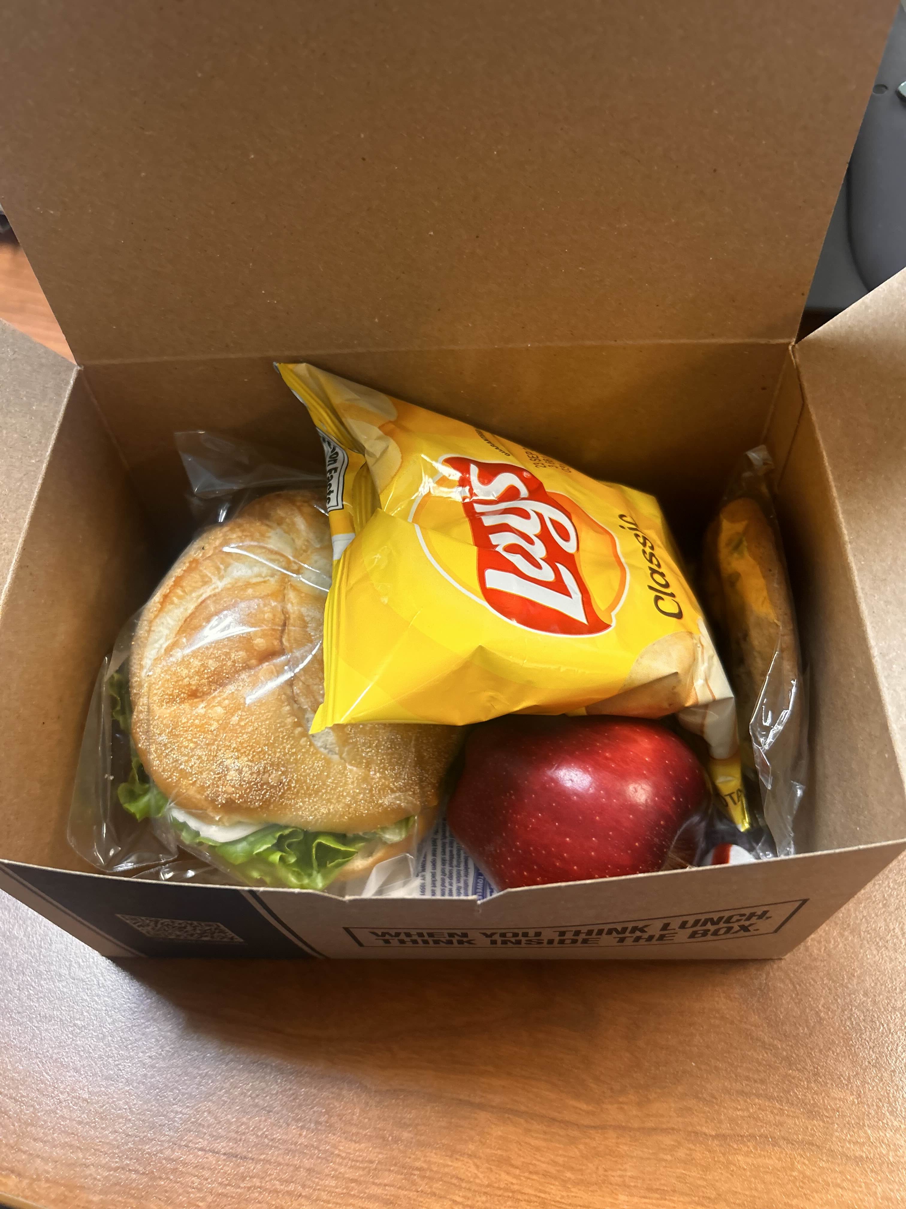 Lunch box meal