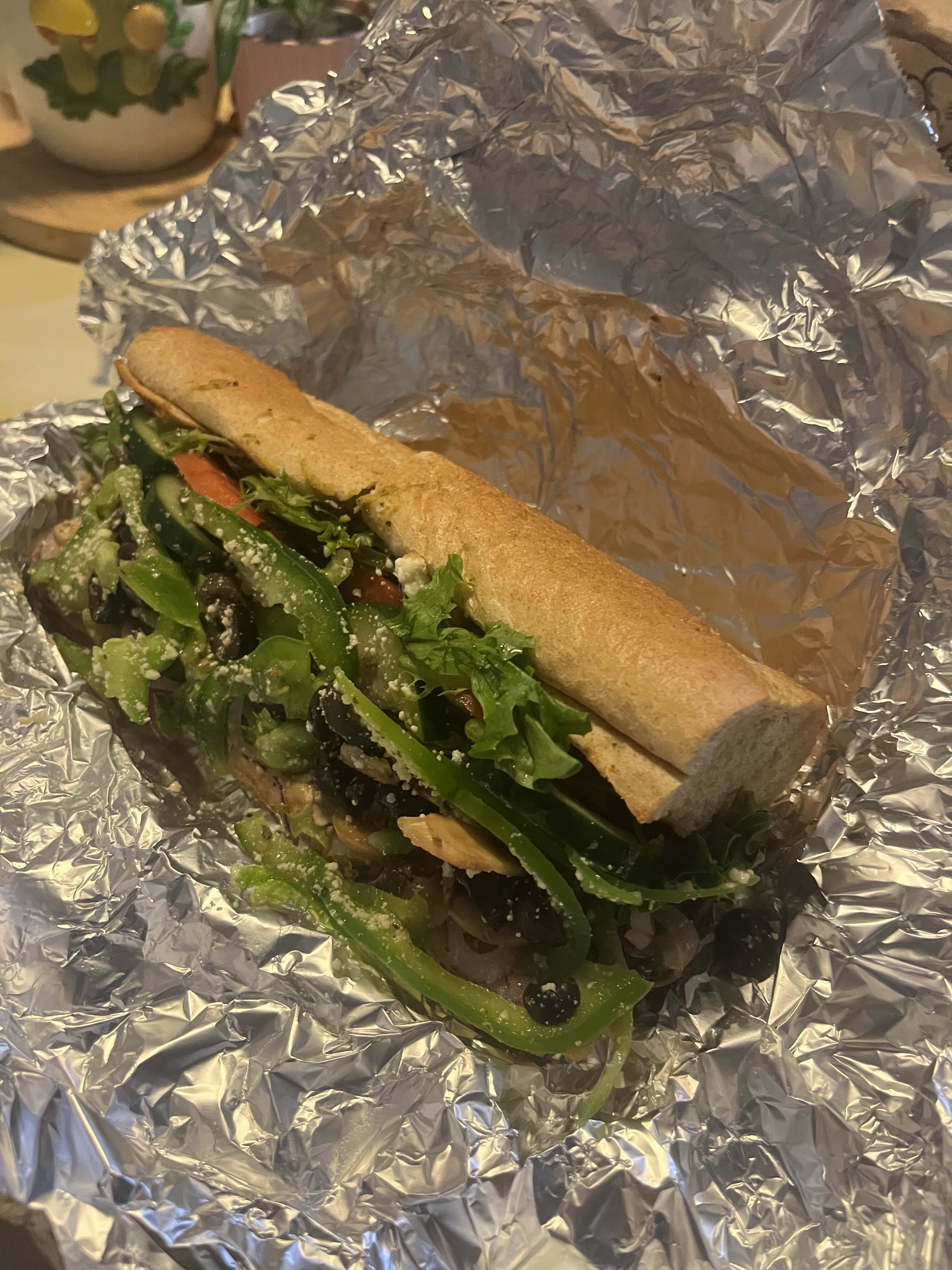 vegetable sandwich