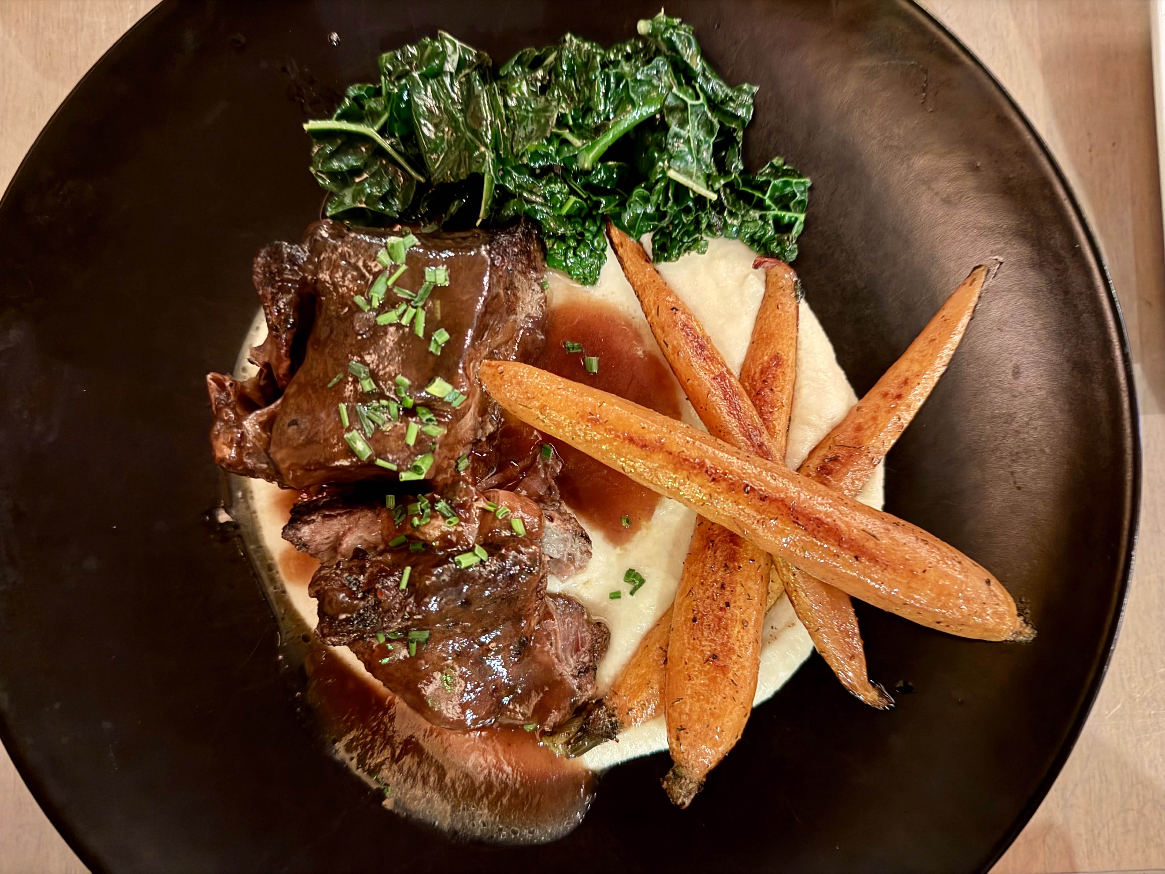 Braised beef with vegetables
