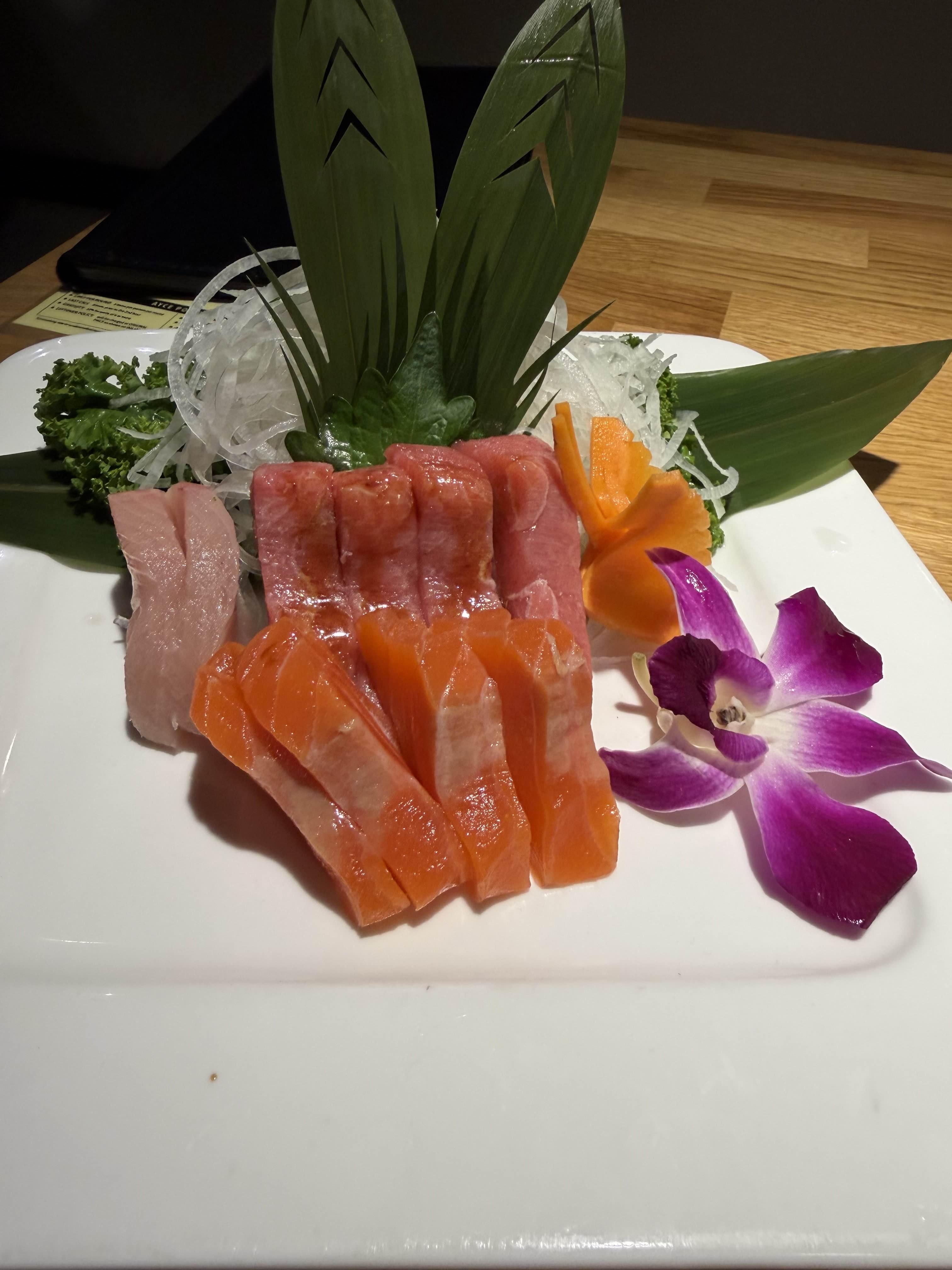 Sashimi platter