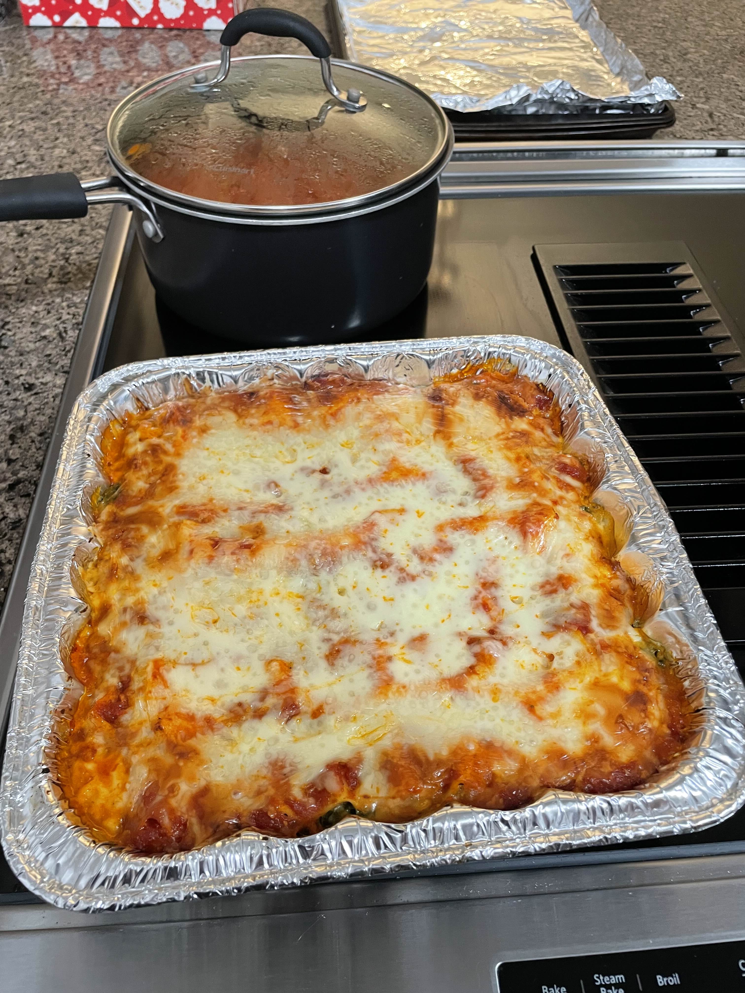 That veggie lasagna