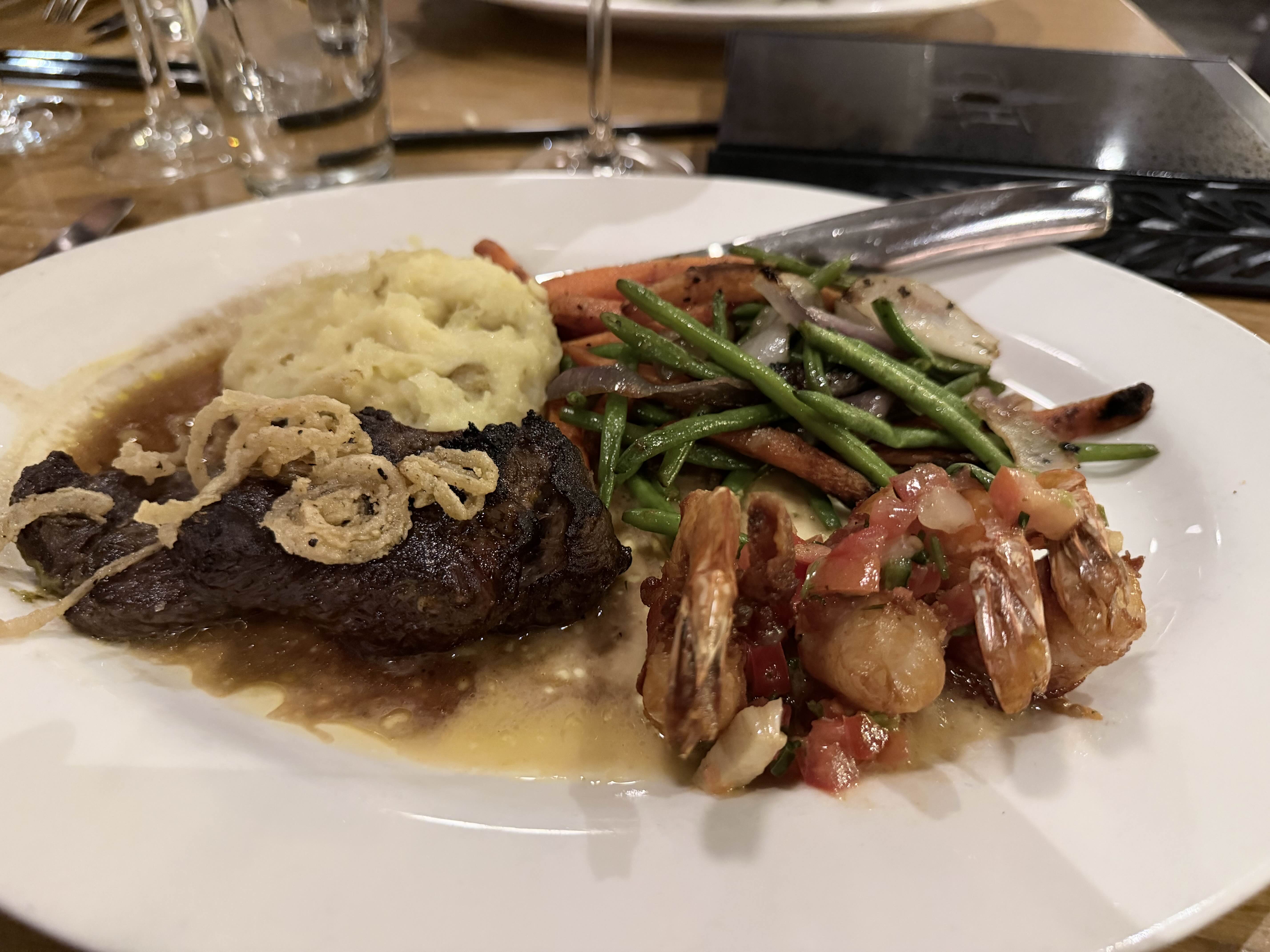 Surf and turf platter
