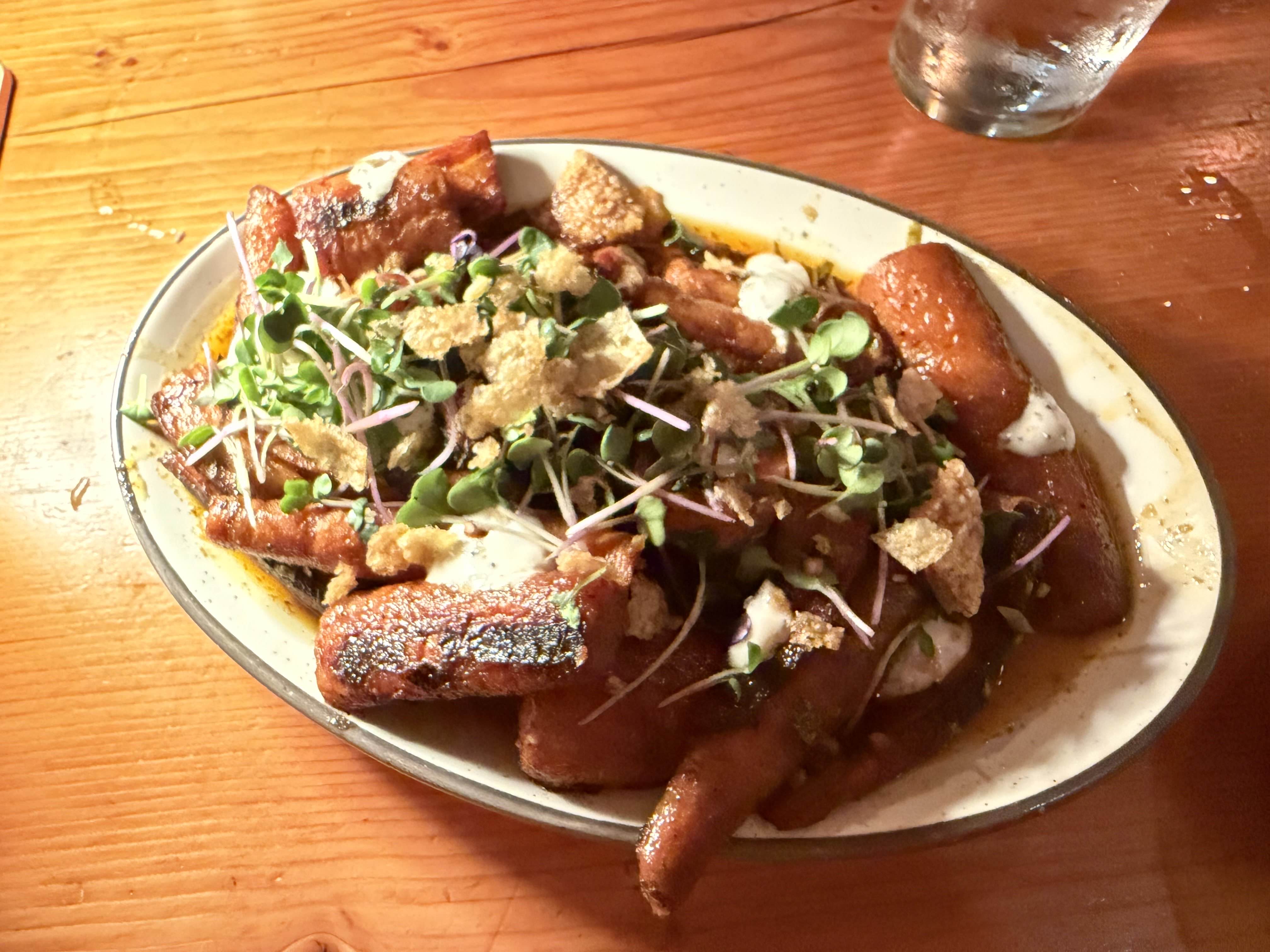bbq harissa carrots
