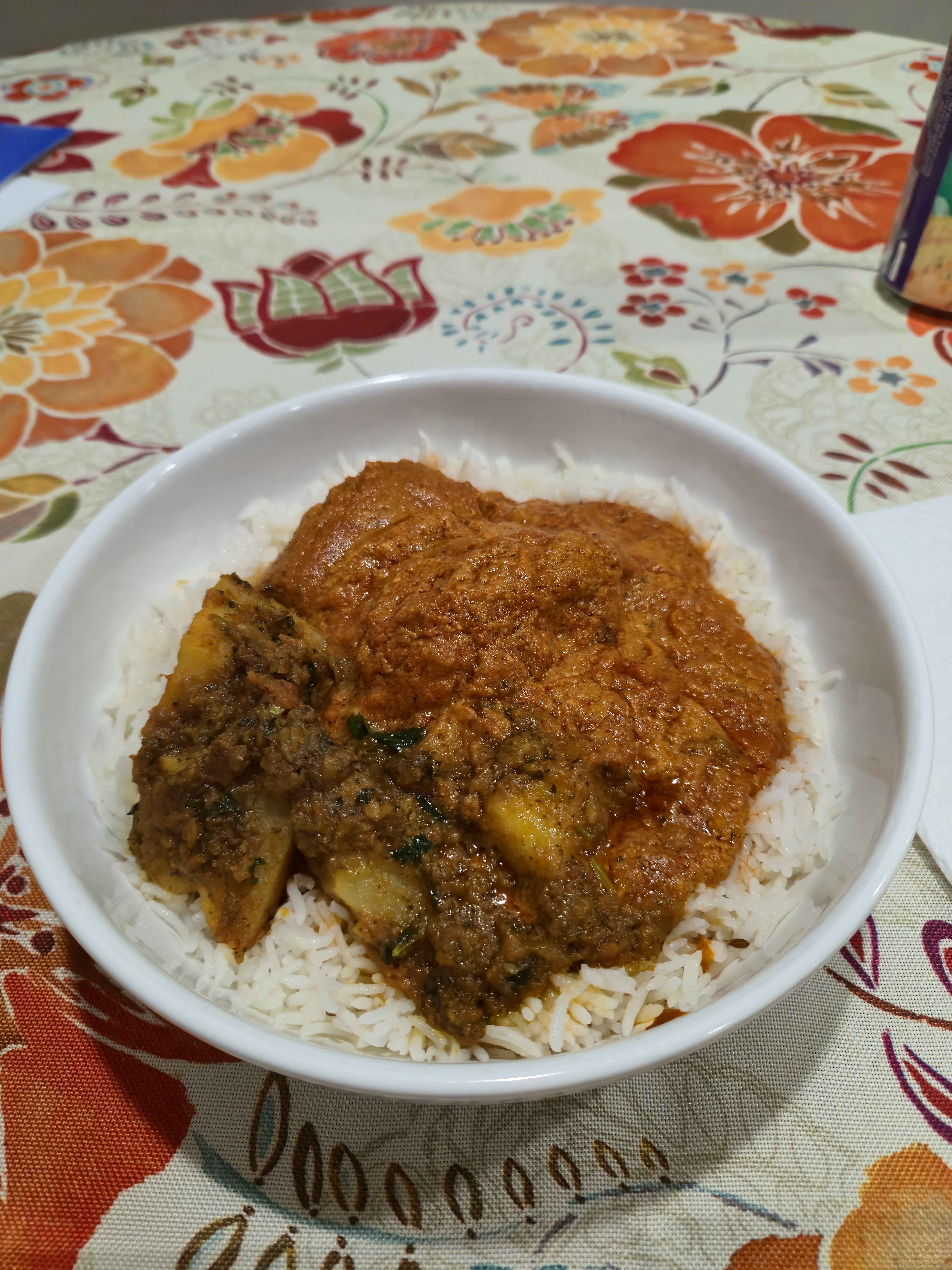 Curry and rice