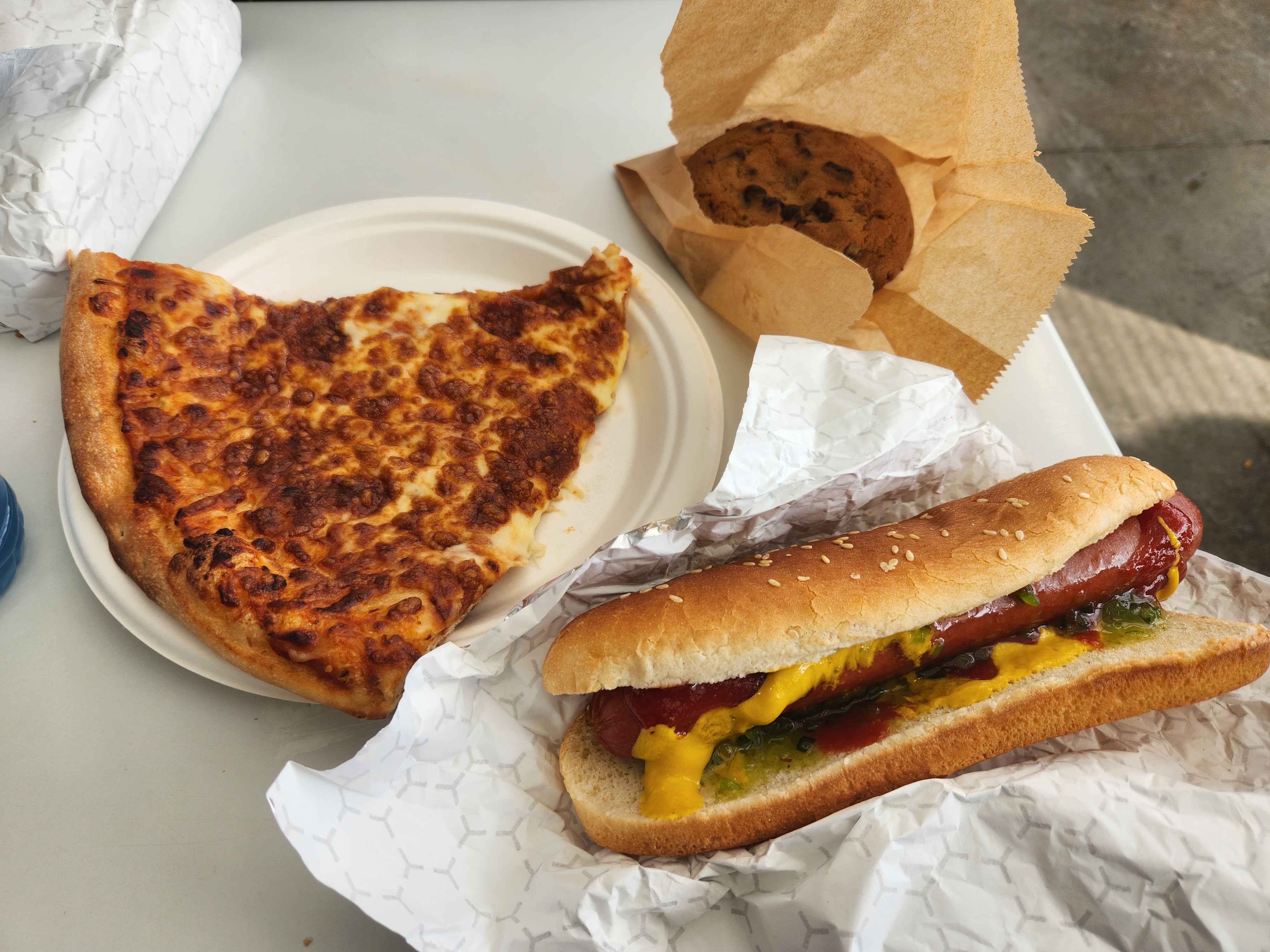 Pizza hot dog cookie