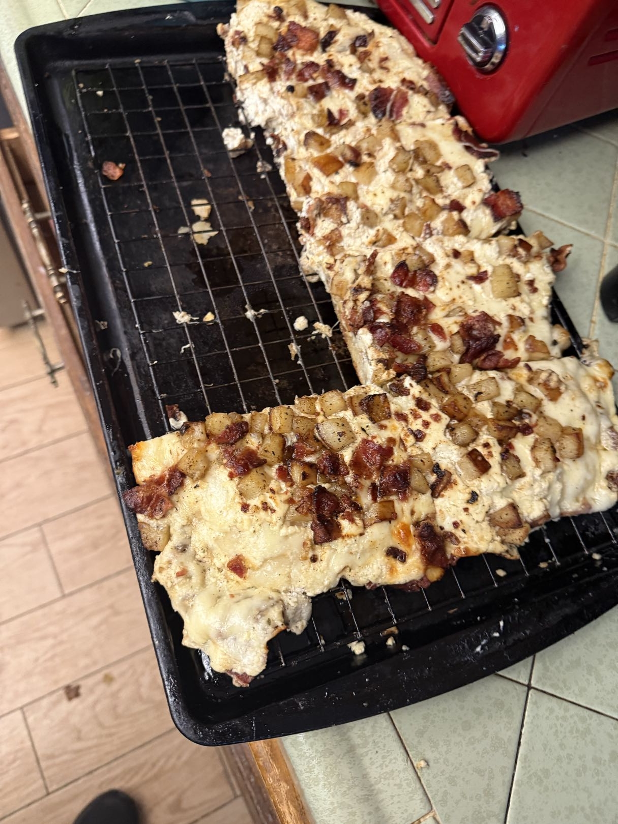 Bacon chicken ranch pizza (2)