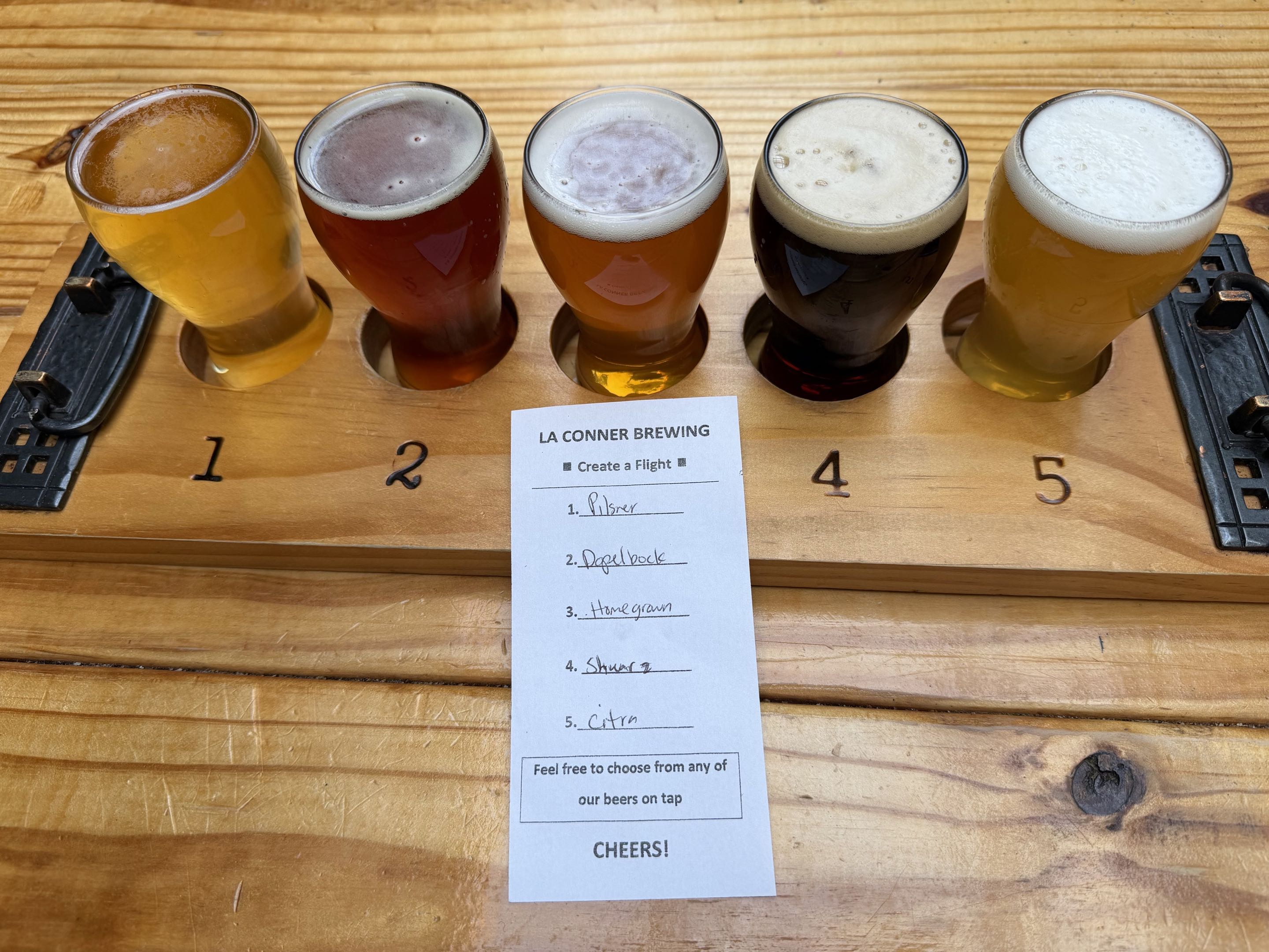 Beer flight