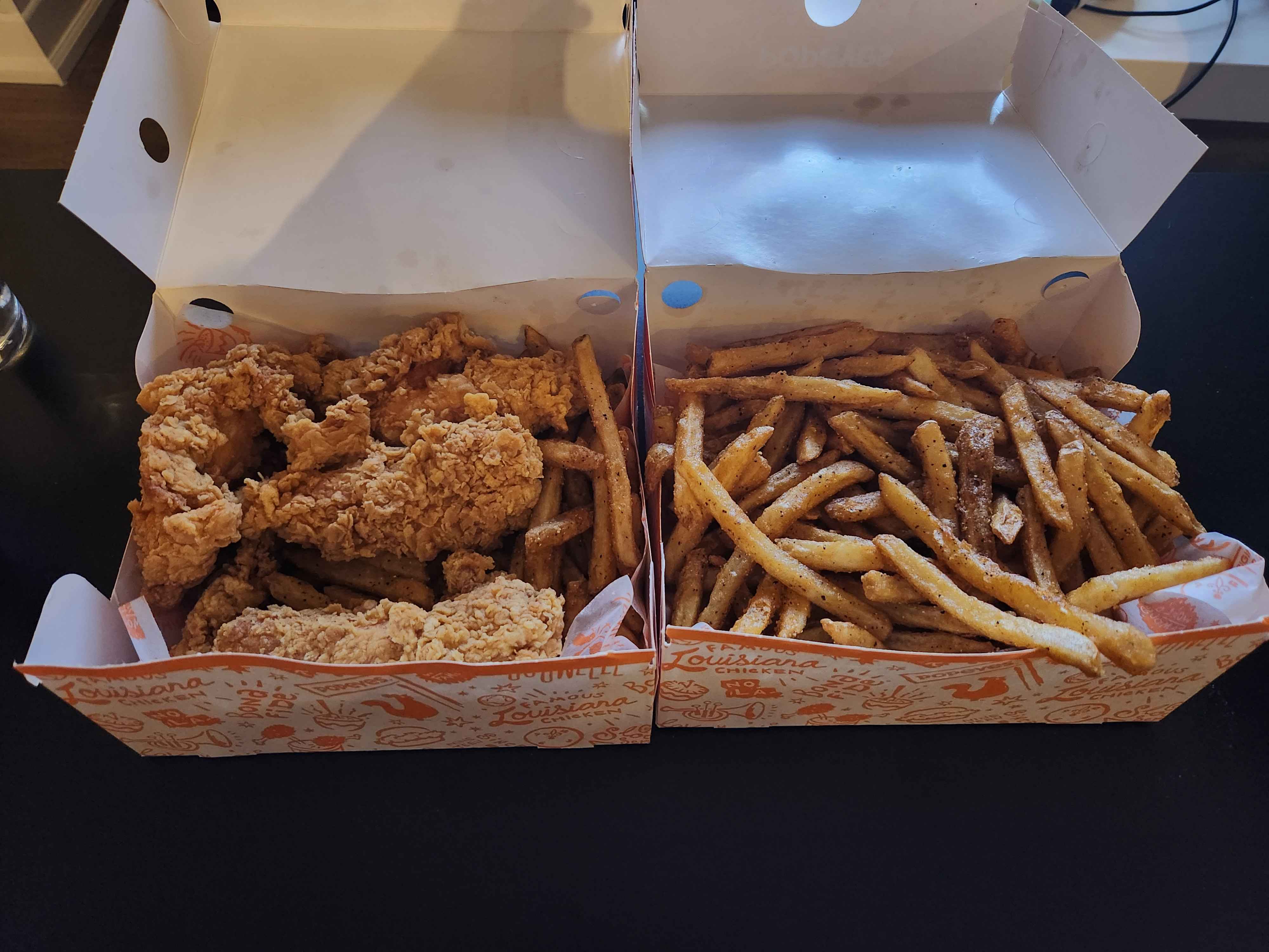 They made a mistake so I got extra fries