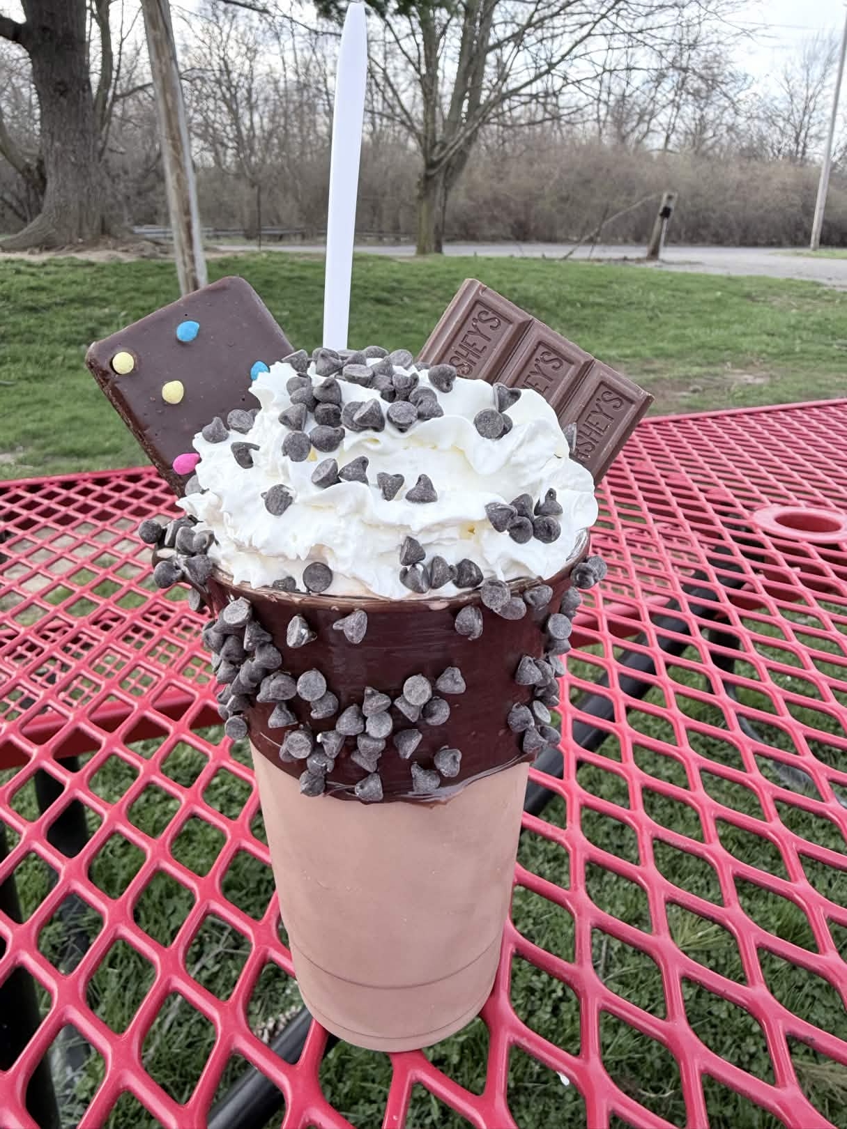Chocolate milkshake