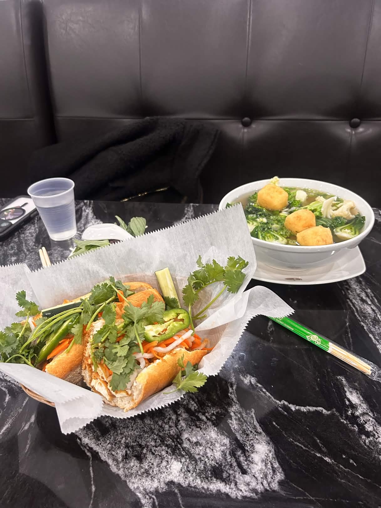 Banh mi and pho