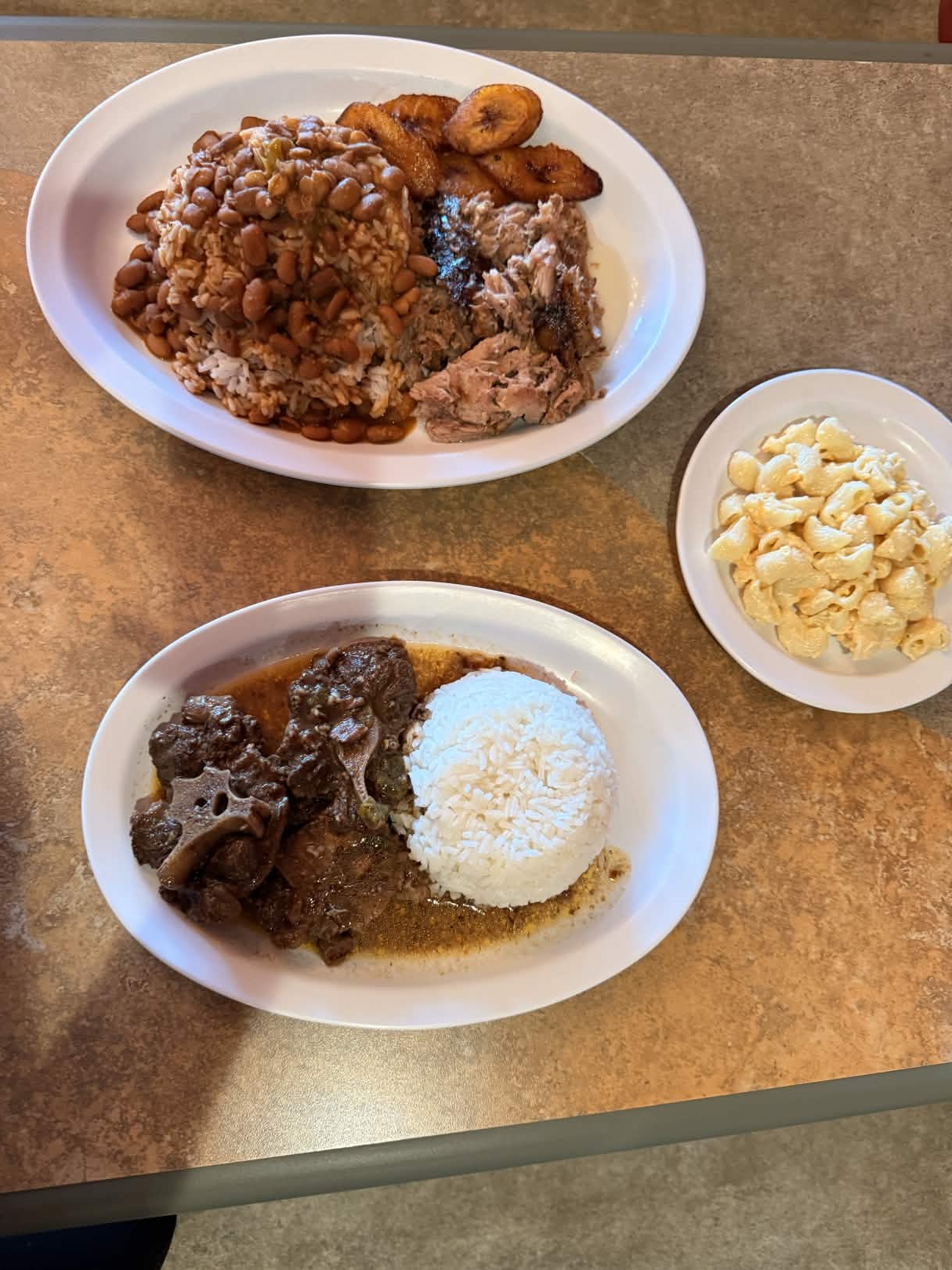 Rice and beans with meat