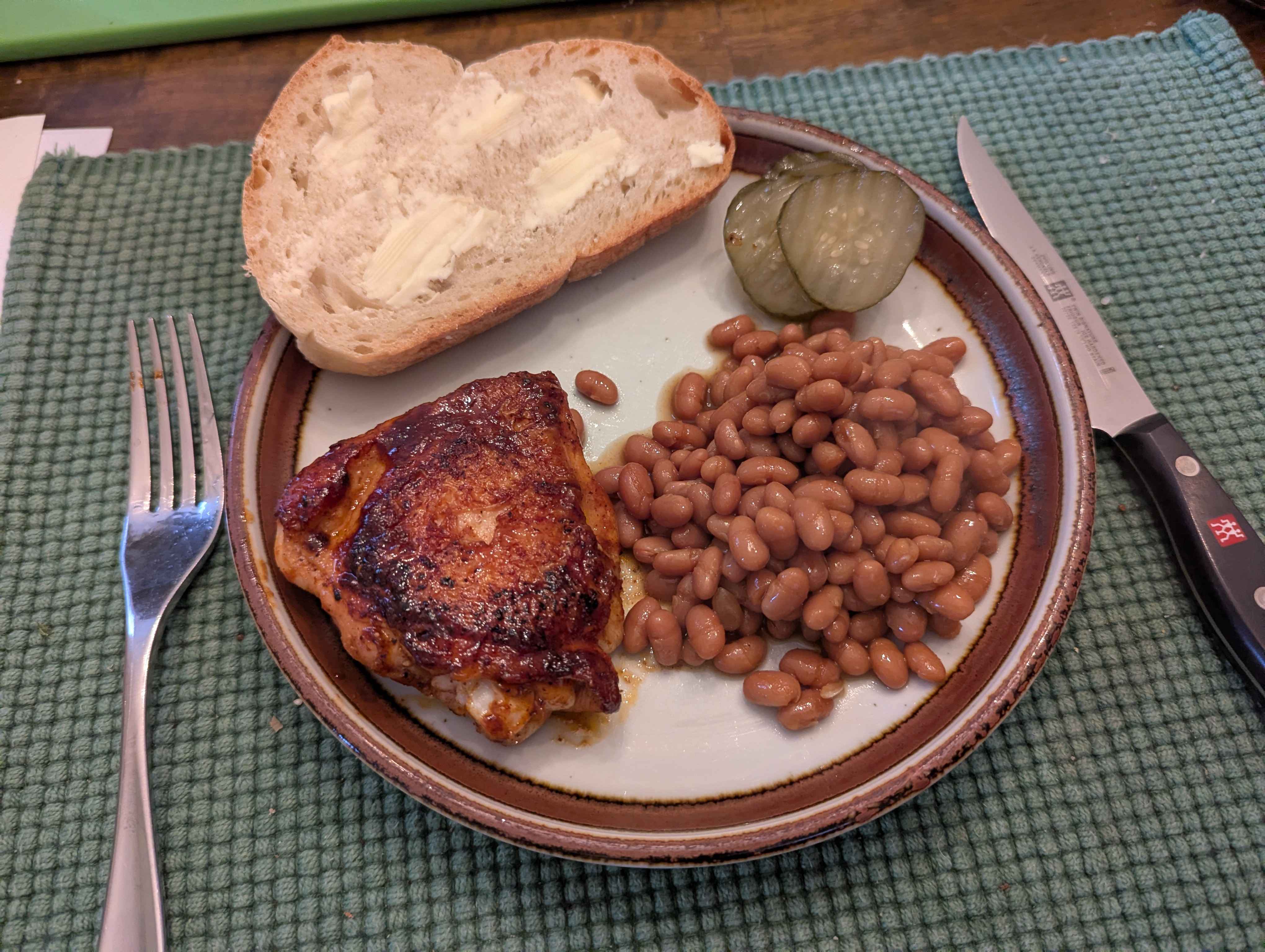 Yesterdays dinner