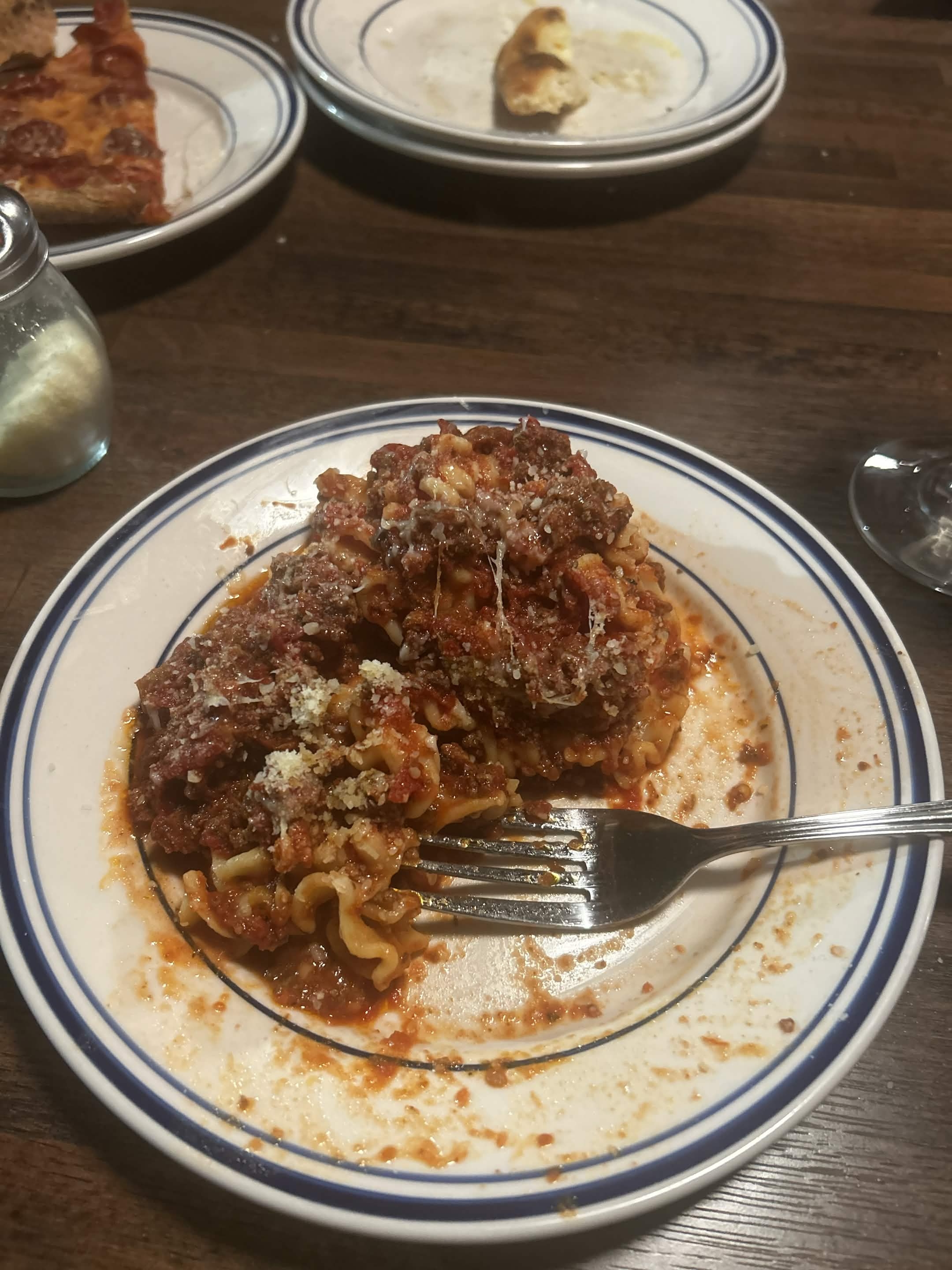 Pasta with meat sauce