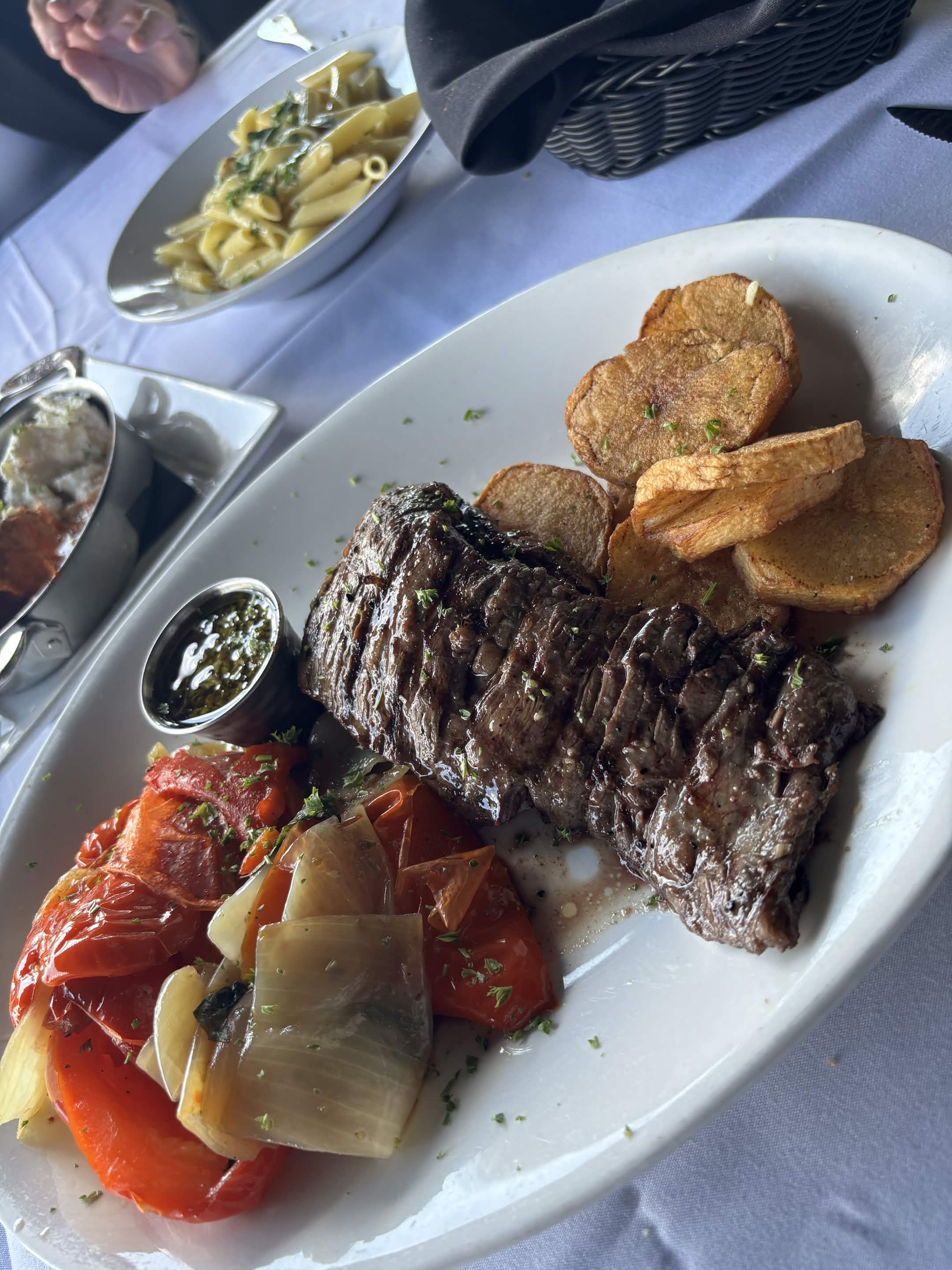 Grilled steak with vegetables (2)