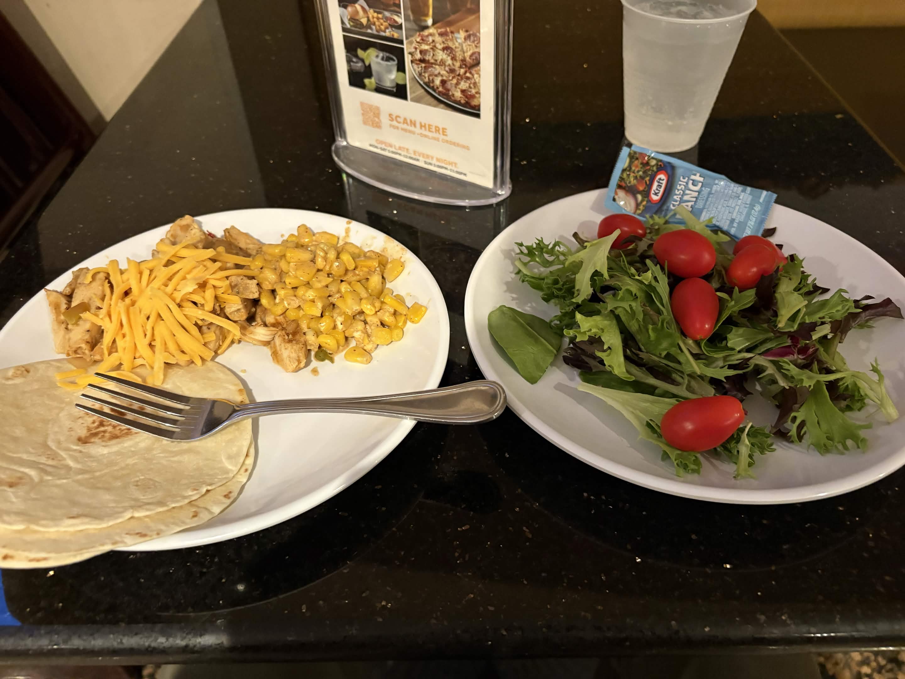 Chicken fajitas for dinner tonight