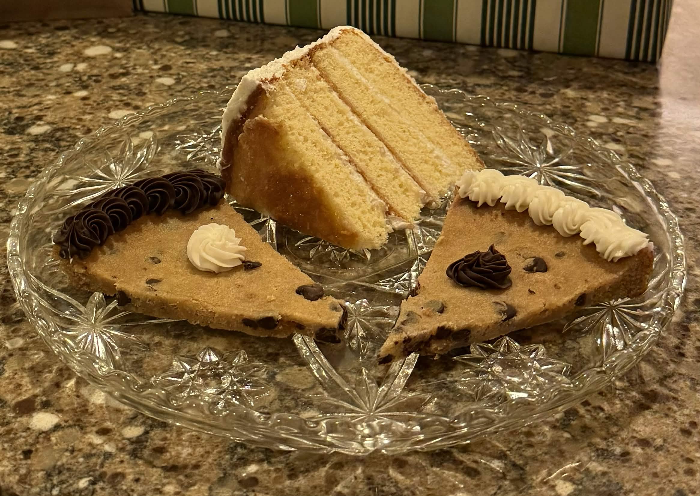 cake and cookie pie