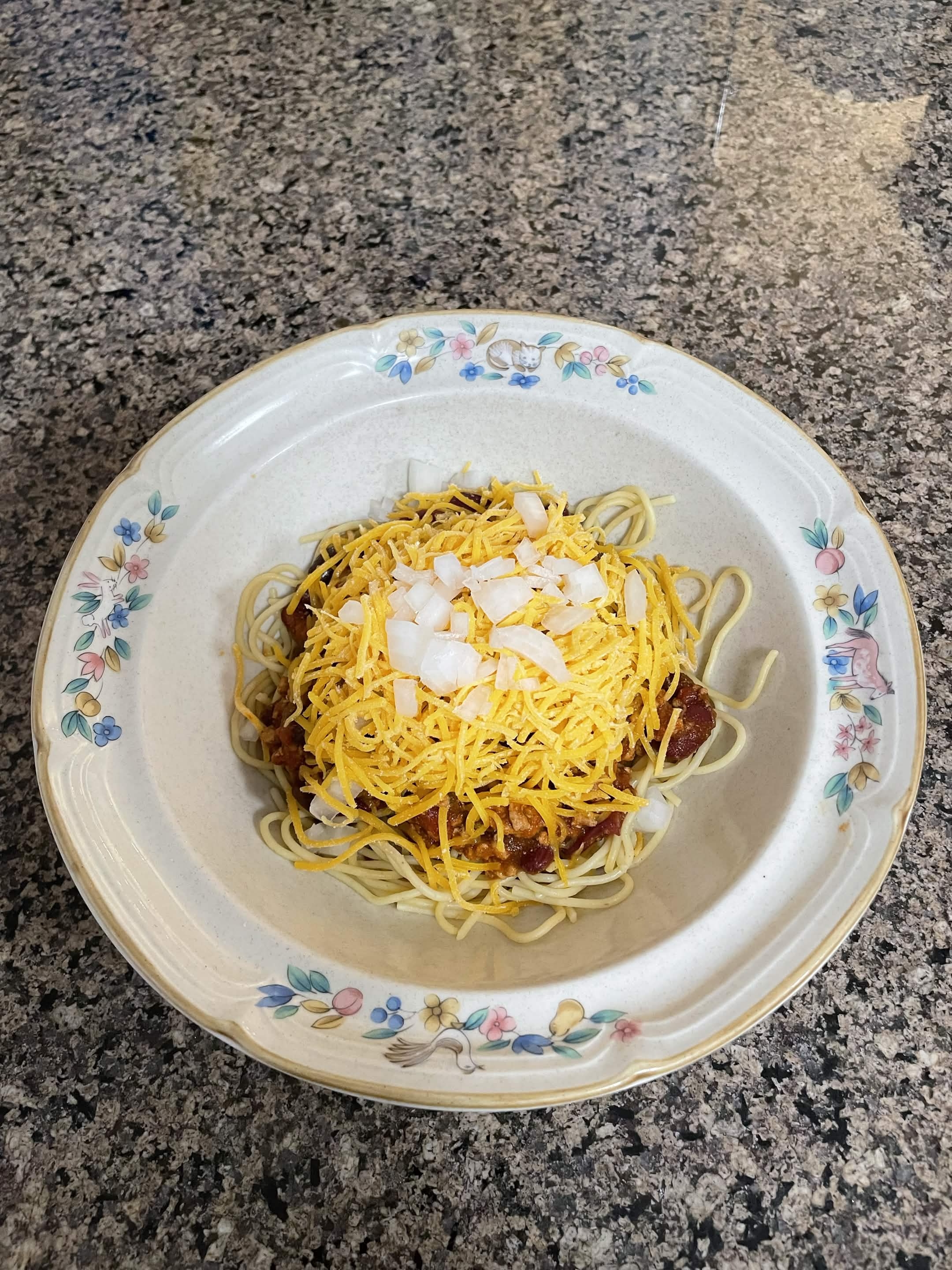 spaghetti with cheese