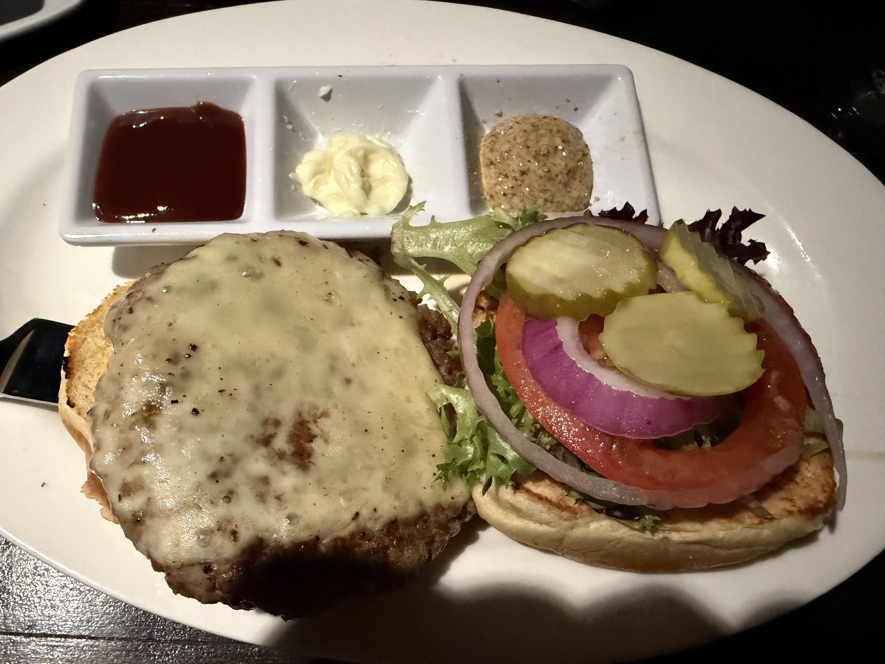 beef and elk burger