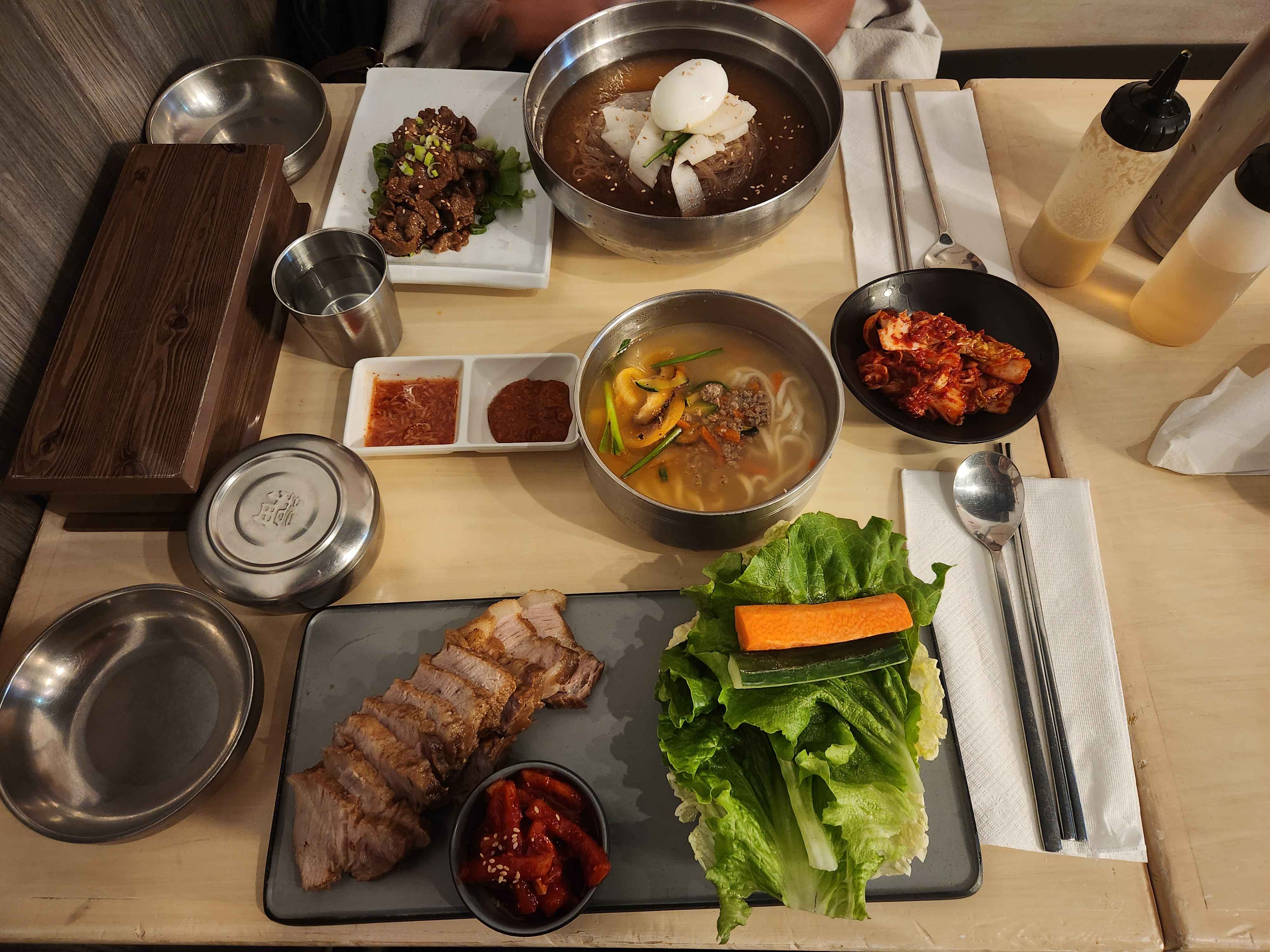 Korean barbecue platter