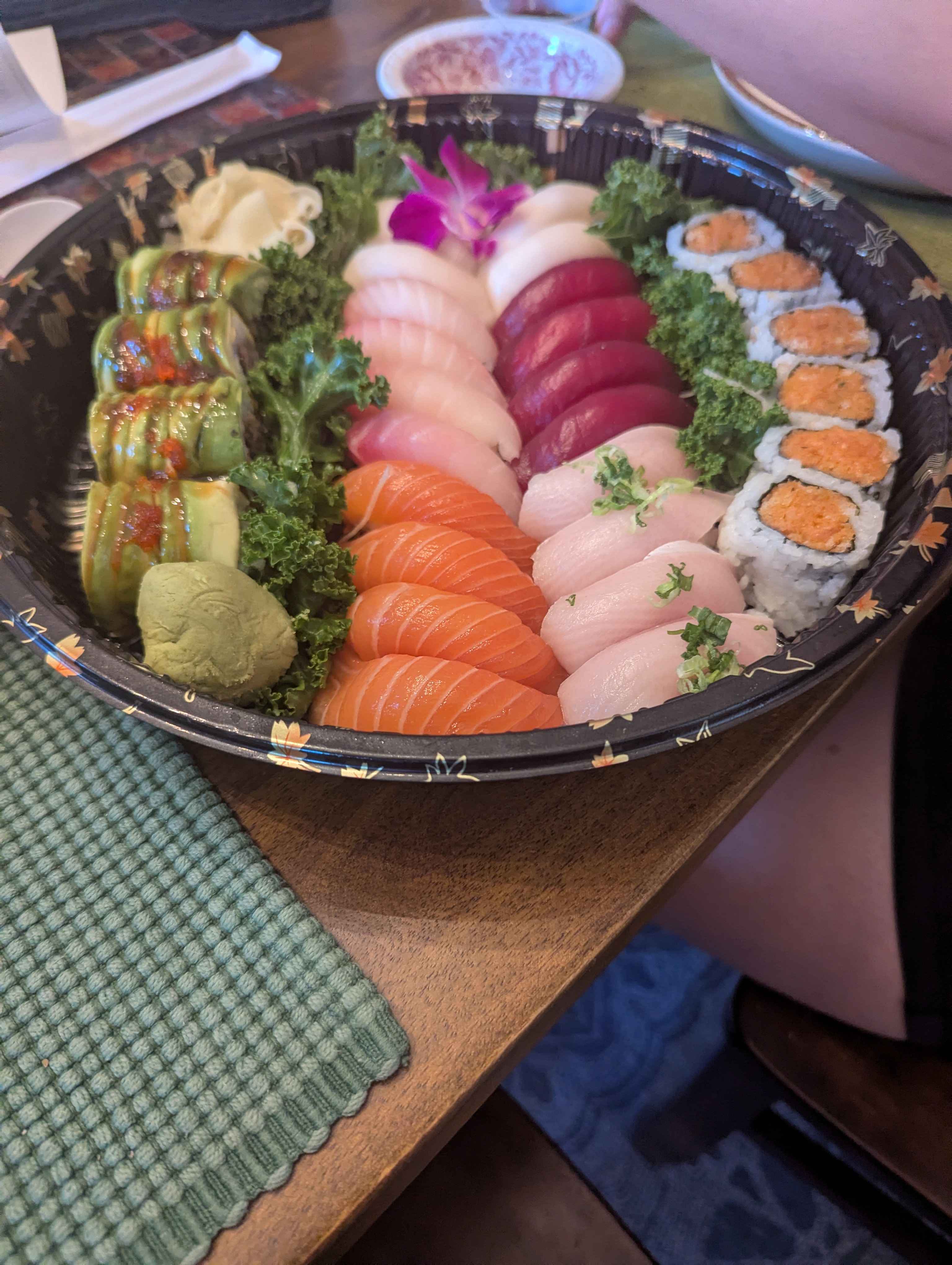 Sushi platter