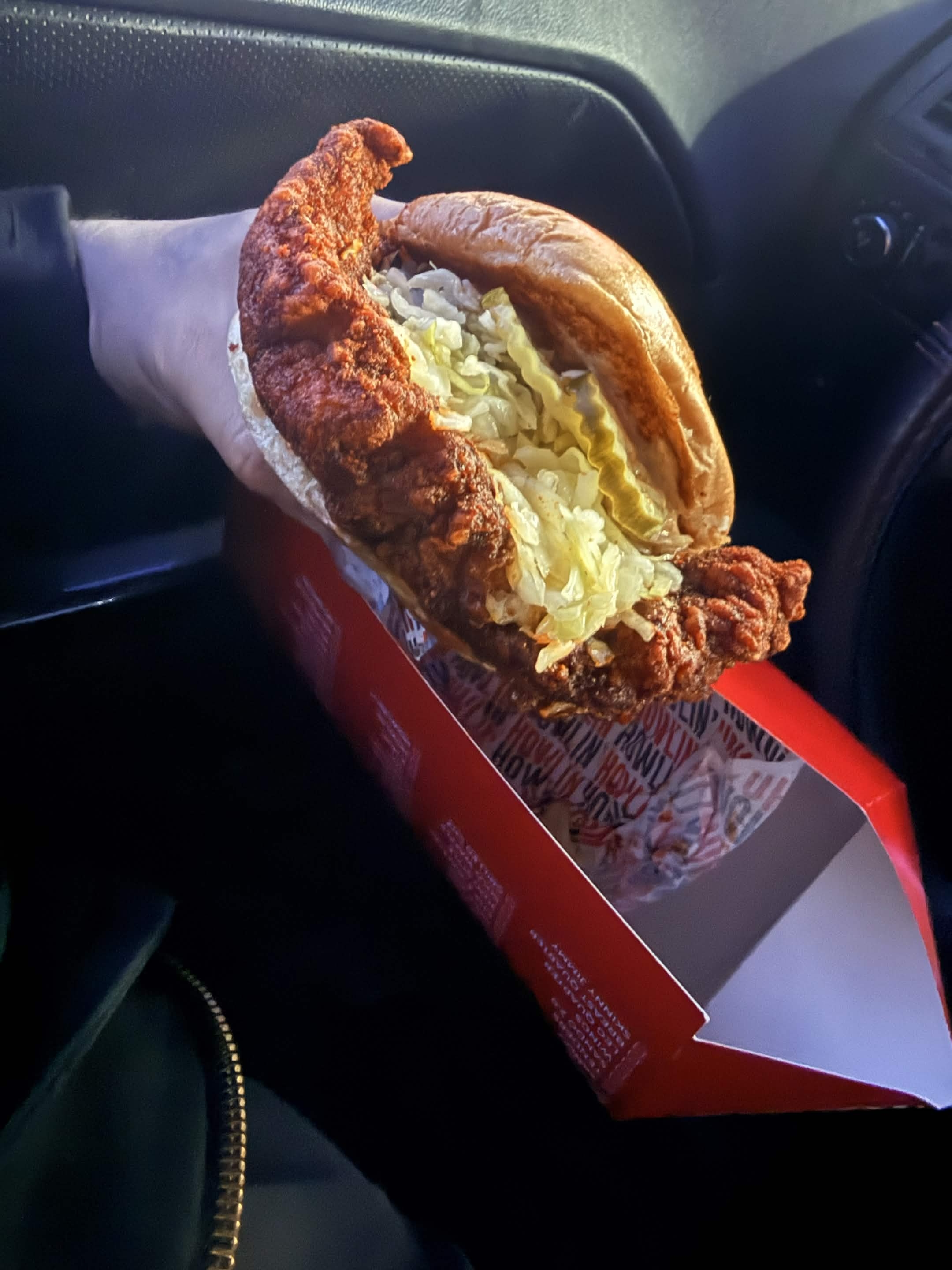 Fried chicken sandwich