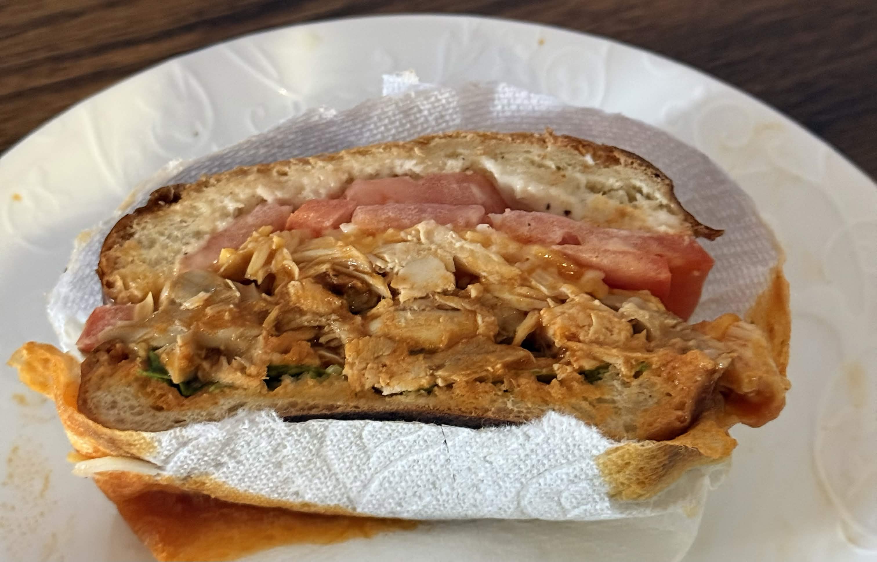 Buffalo chicken sandwich