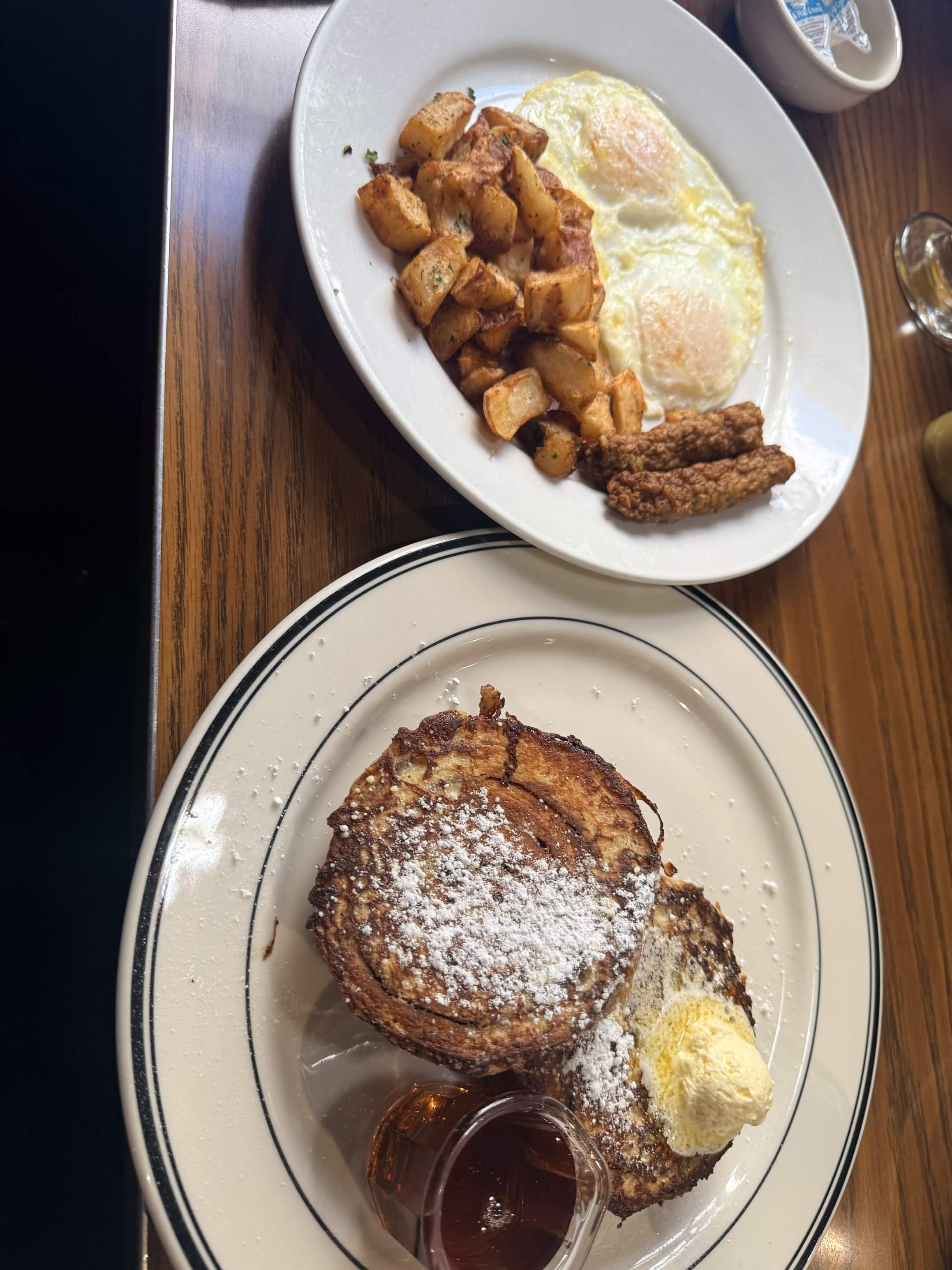 French toast breakfast combo