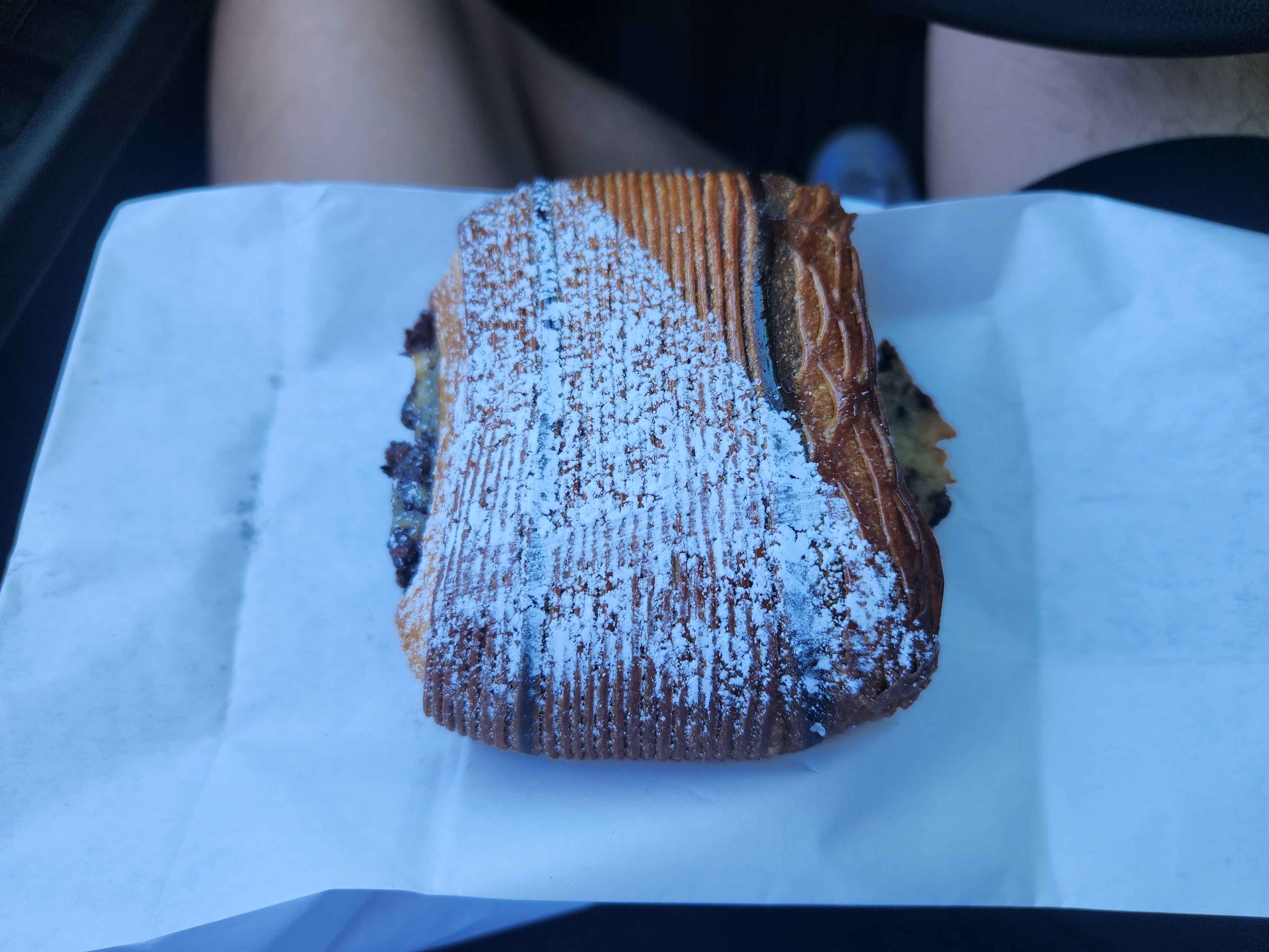 Pastry with powdered sugar (2)