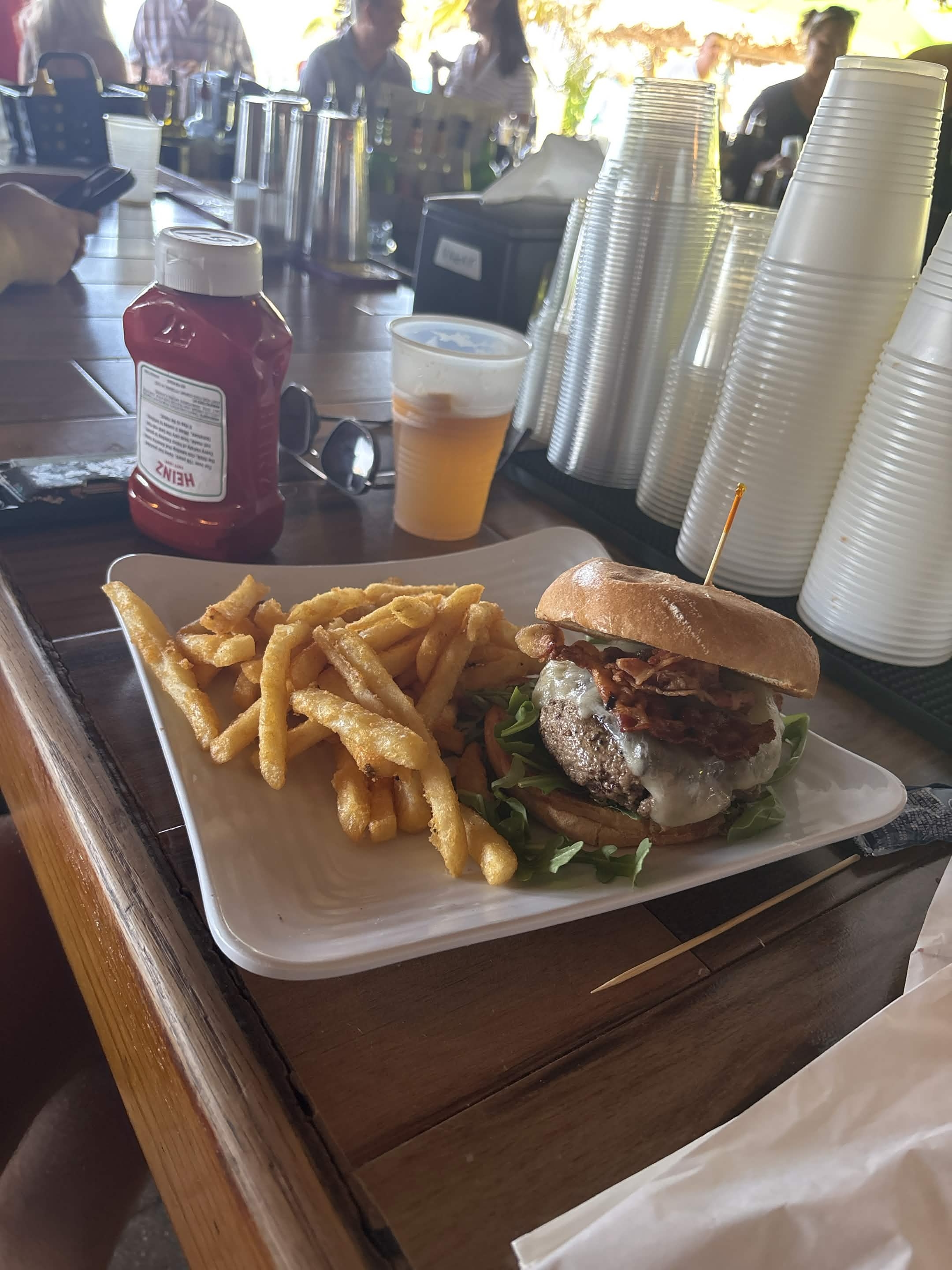 Cheeseburger with fries (2)