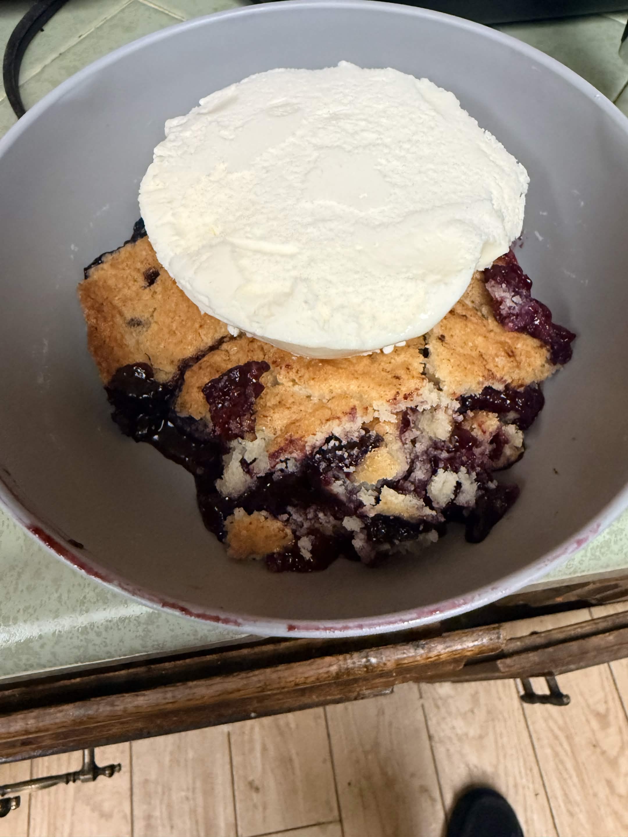 It’s a Mixed berry cobbler