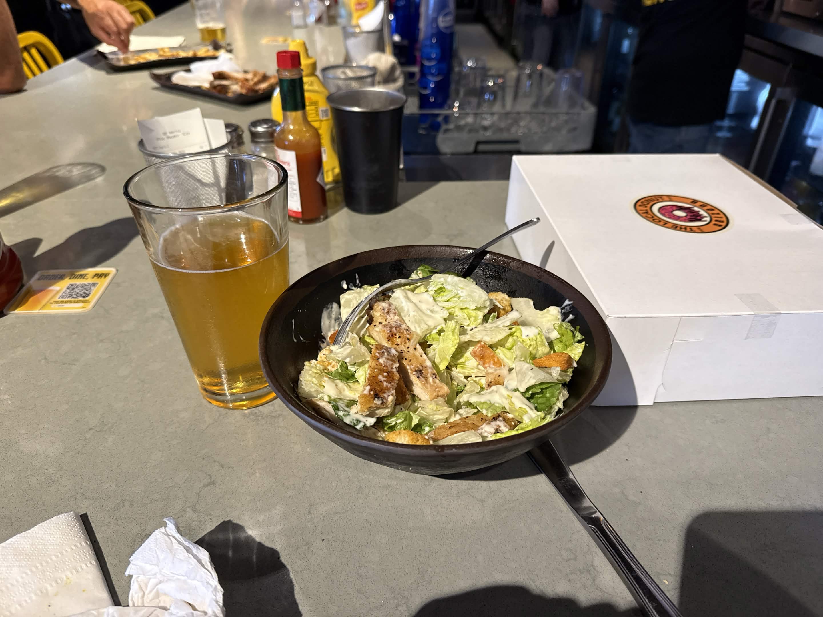 Chicken Caesar salad