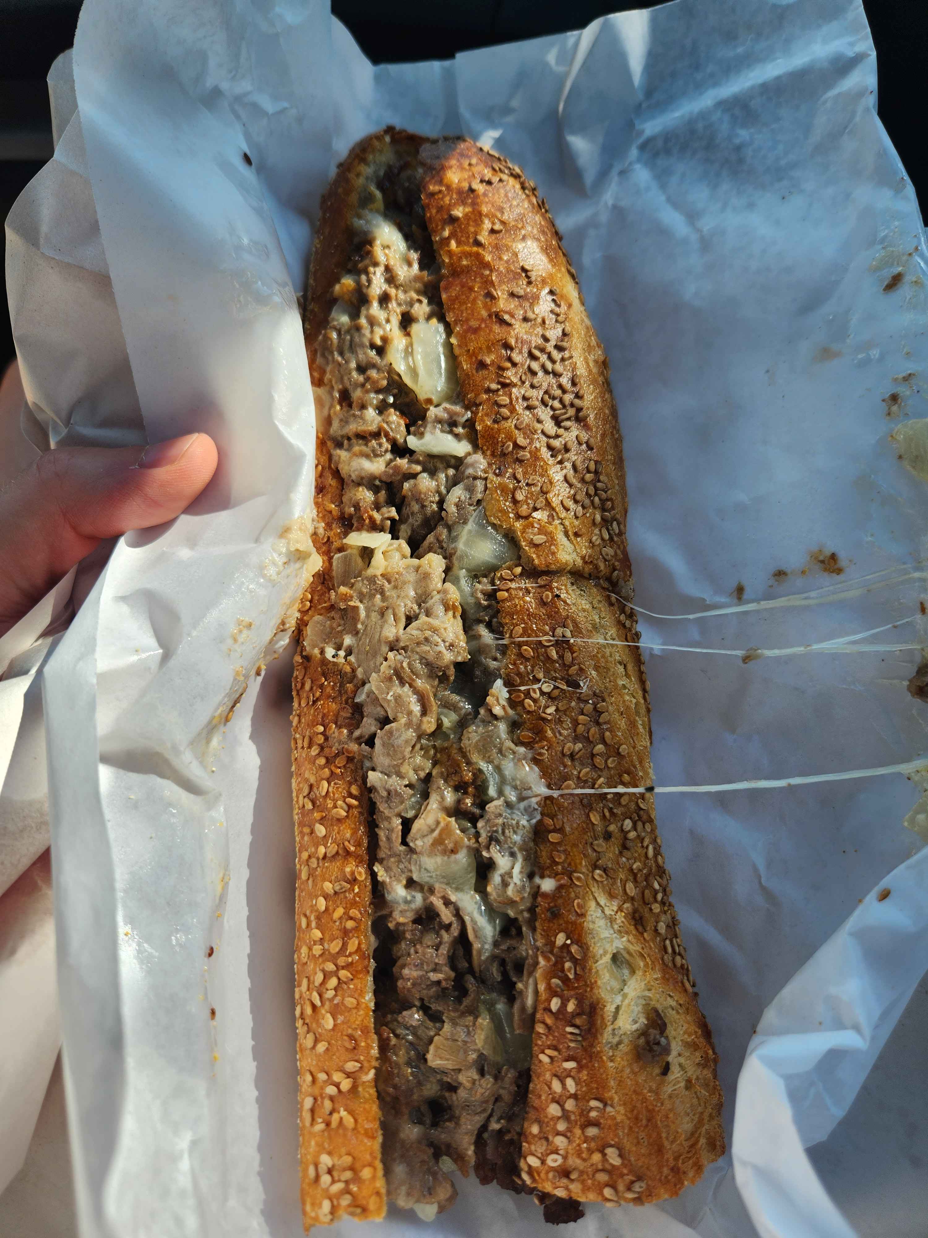 Cheesesteak sandwich with onions (1)