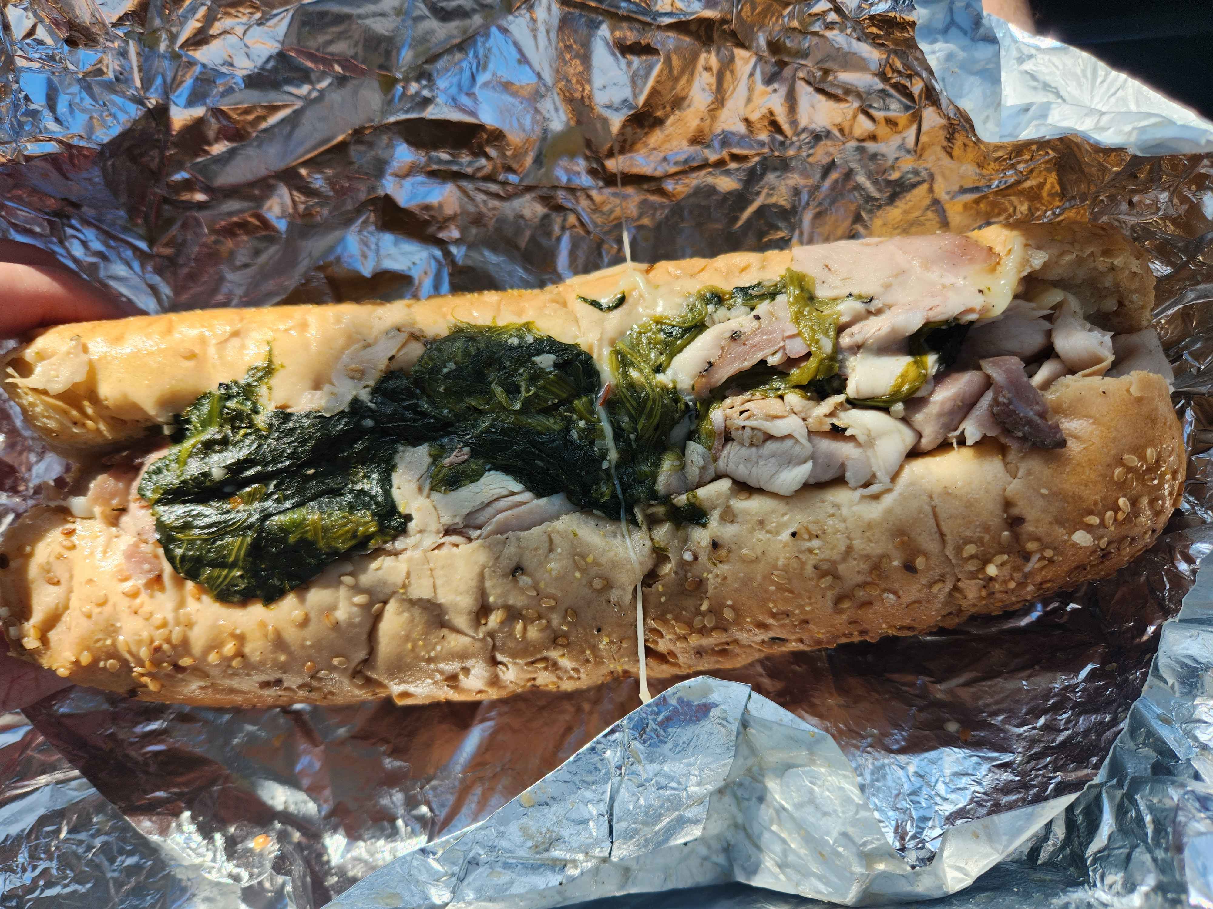 Chicken and spinach sandwich (2)