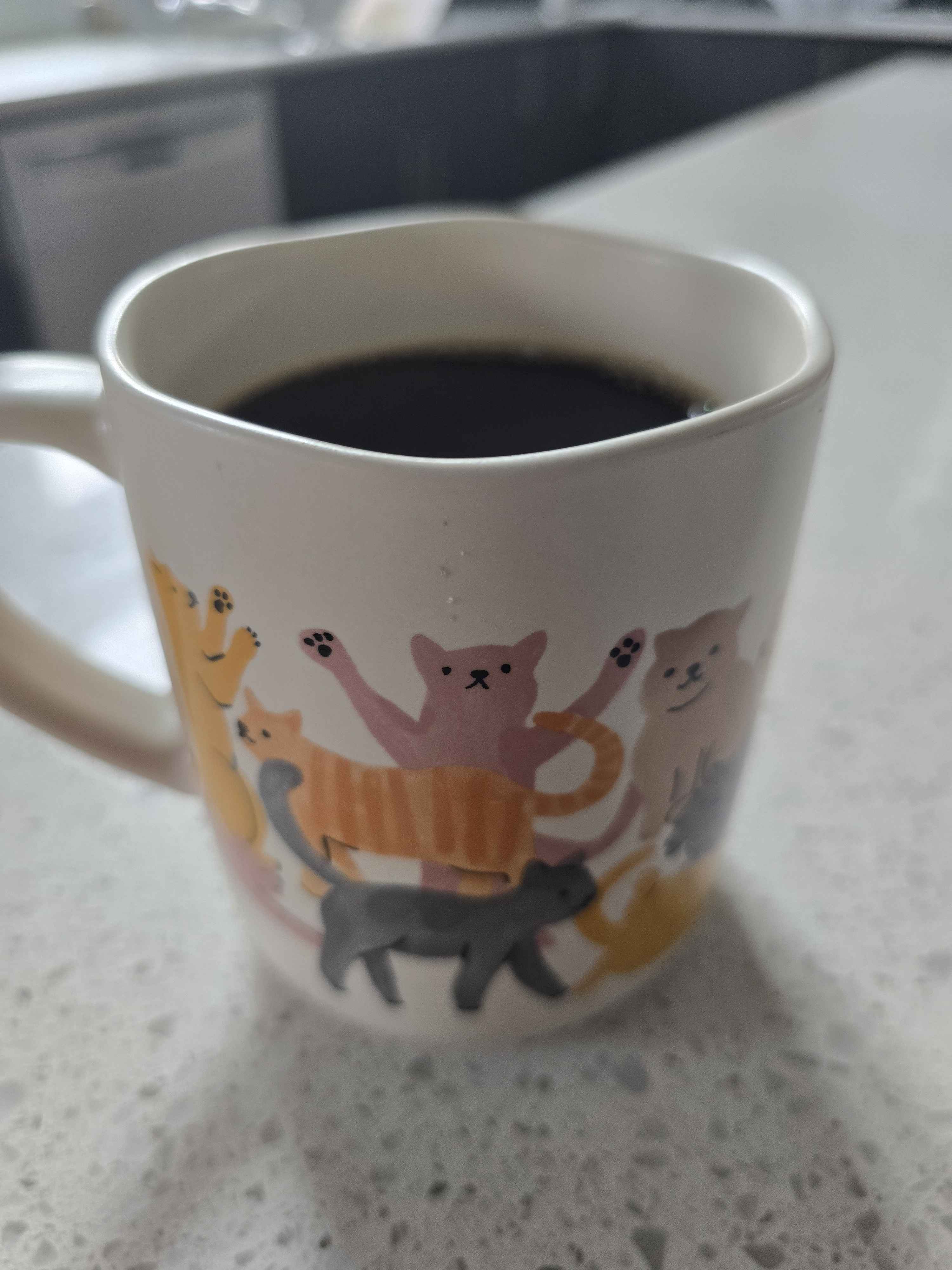 Cup of black coffee