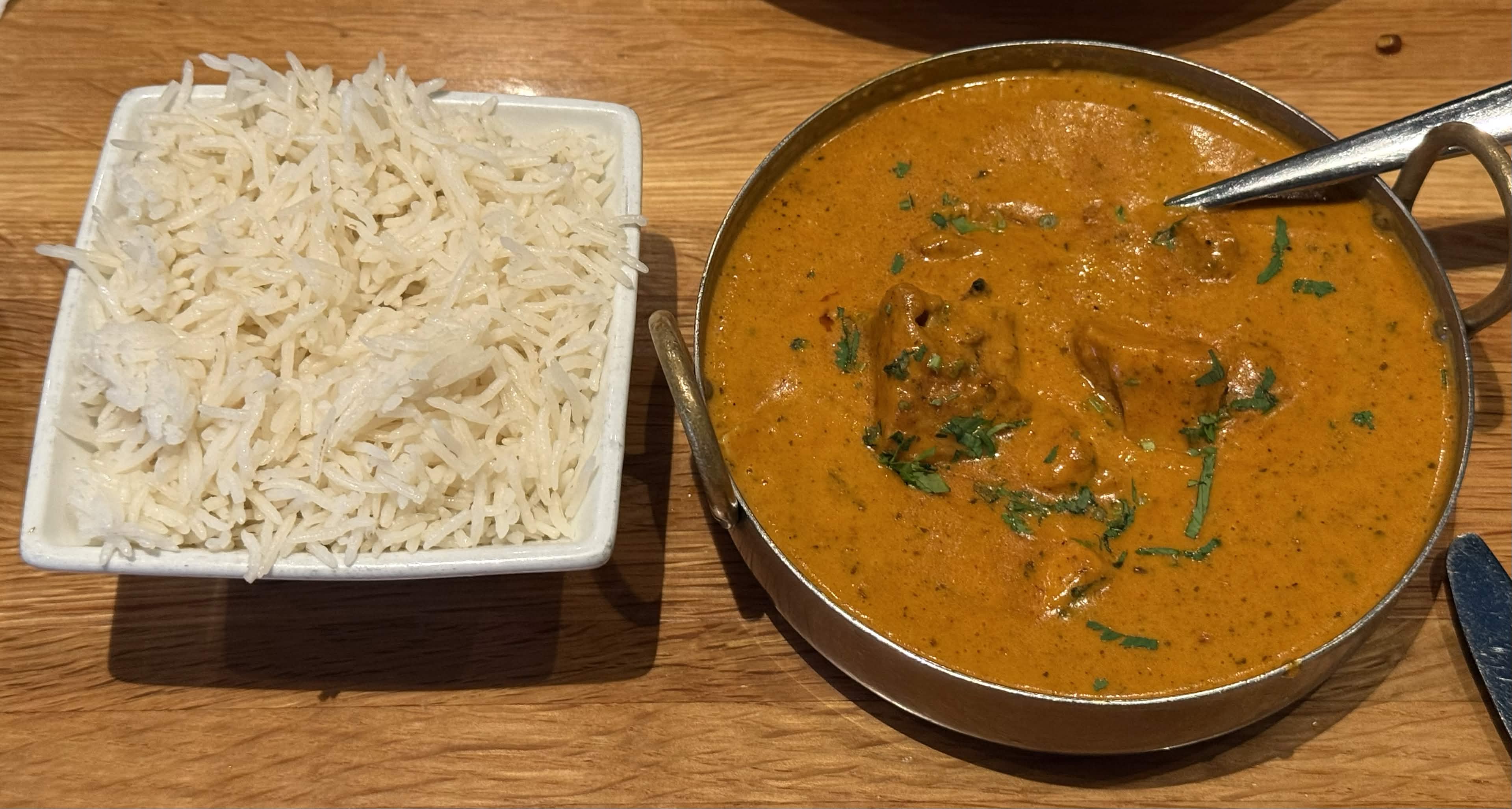 Butter chicken with rice (1)