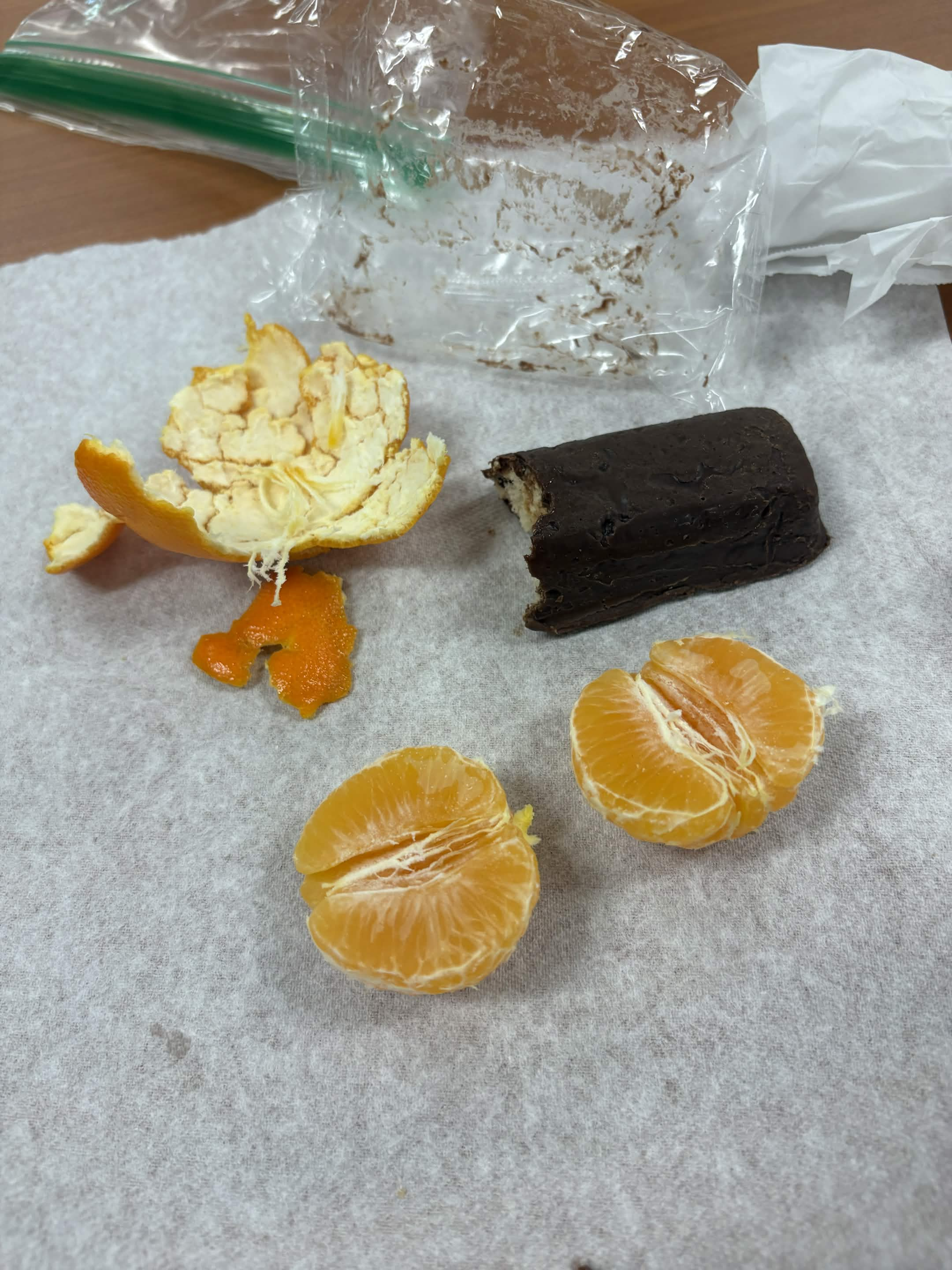 Bagged lunch dessert