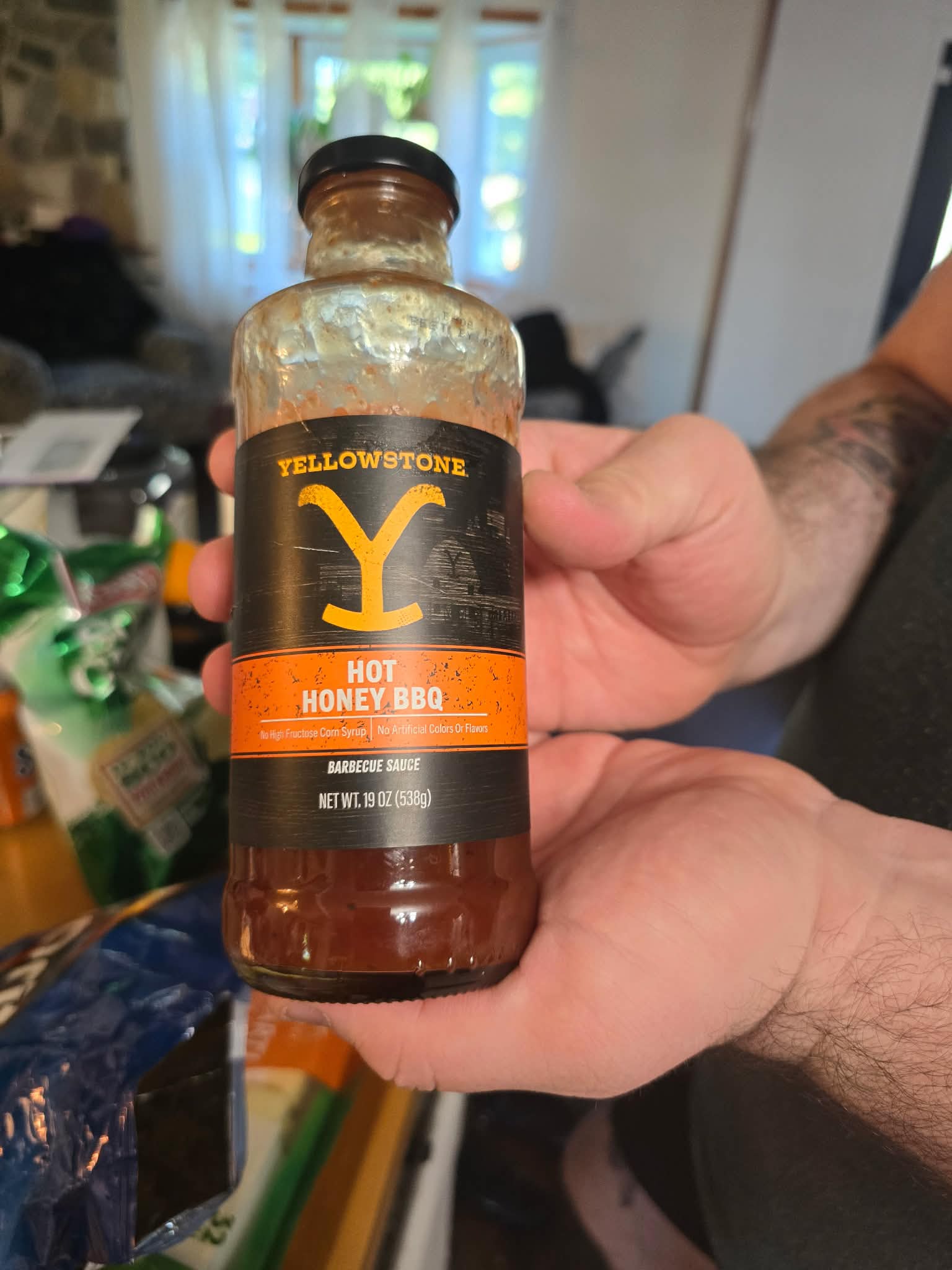 Hot honey BBQ sauce