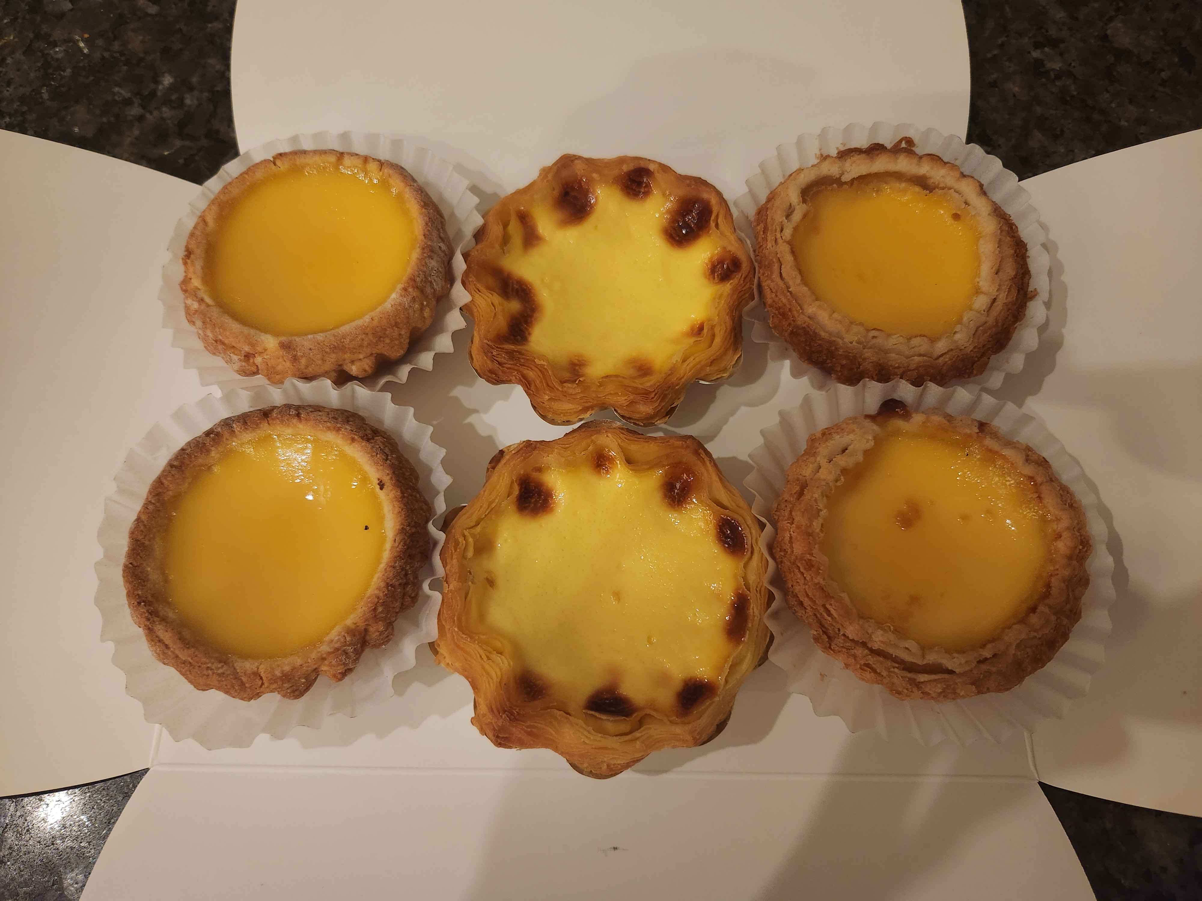 Egg tarts and custard tart