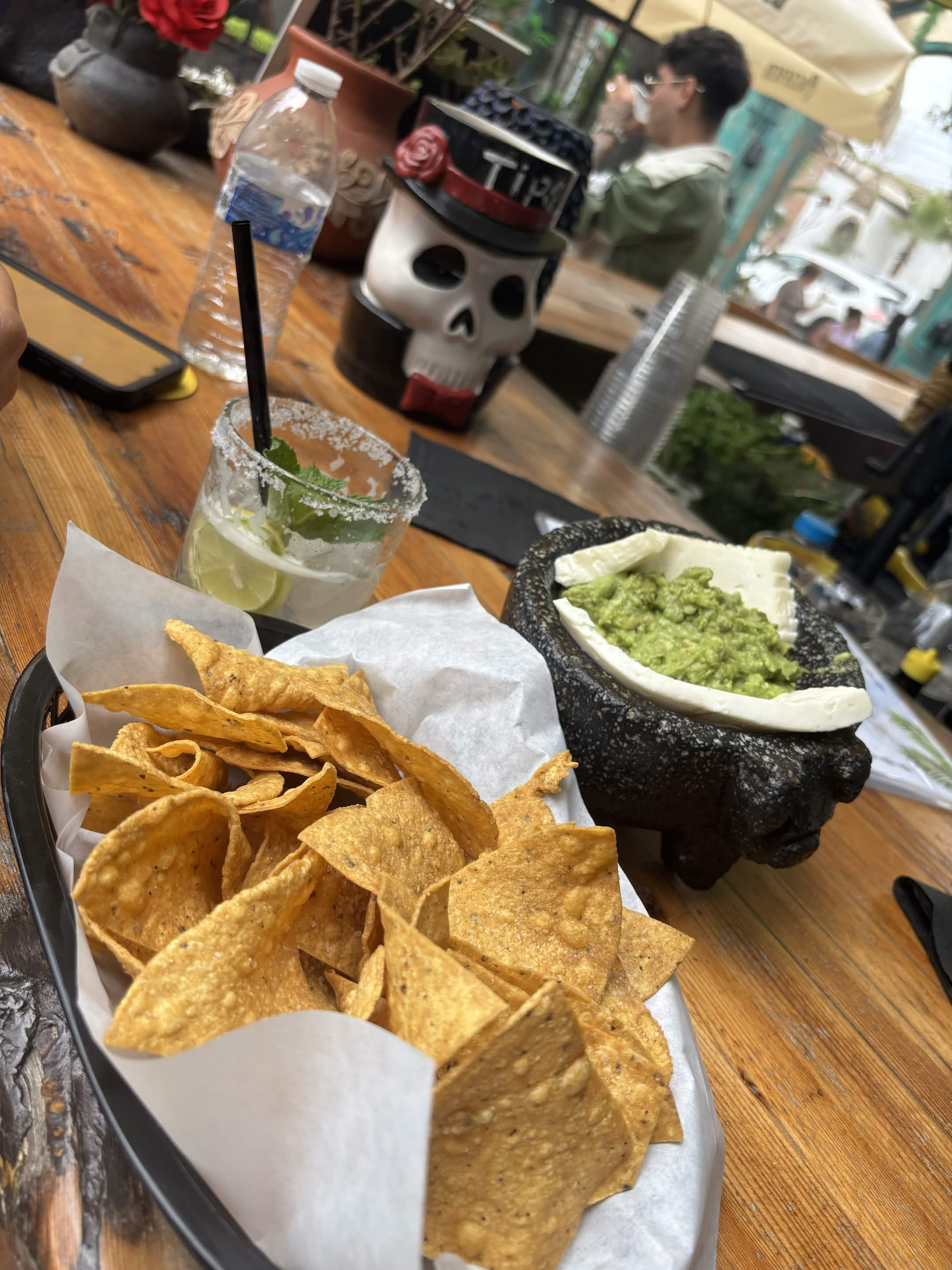 Tortilla chips with guacamole (2)