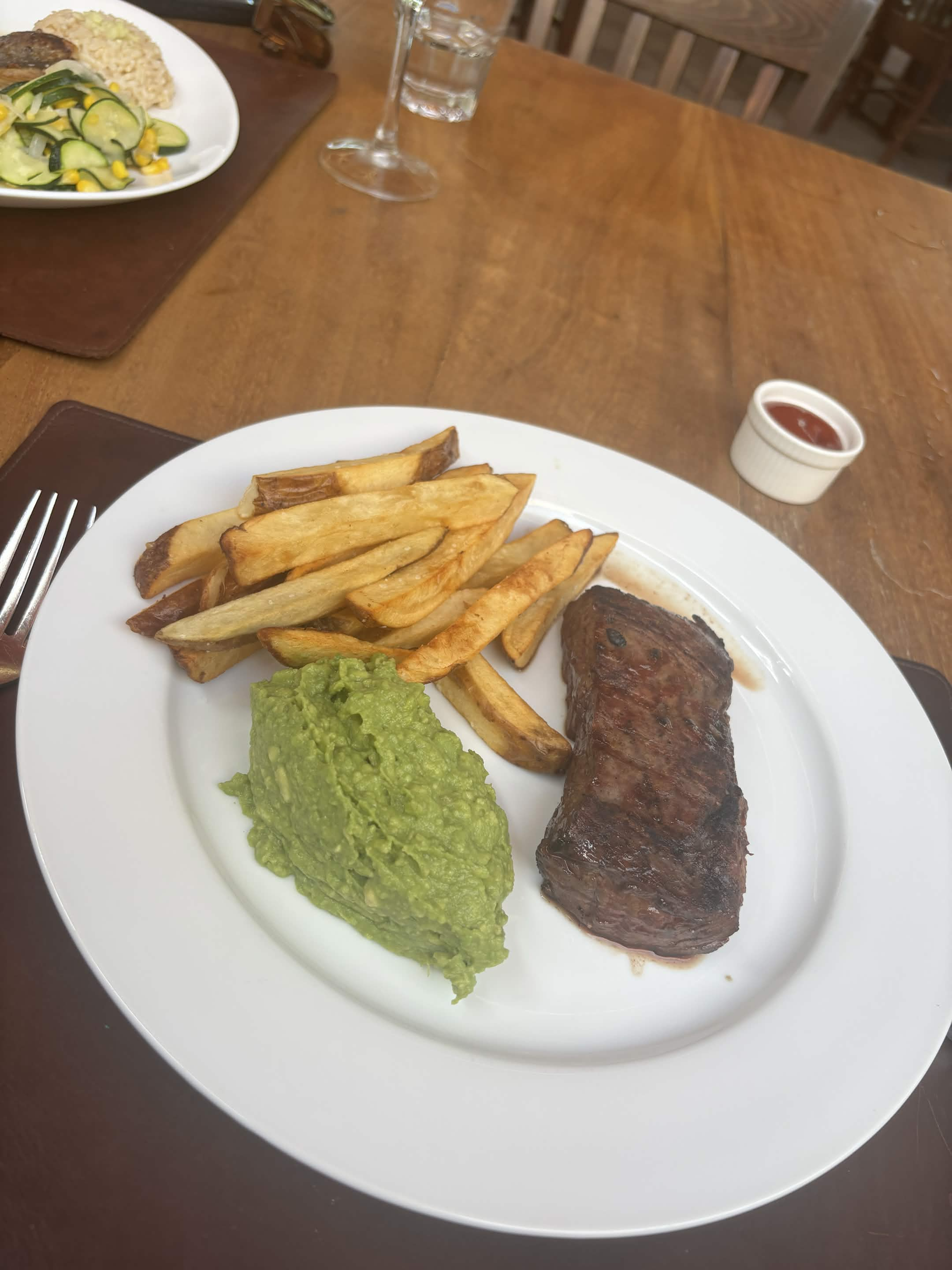 Steak with fries guacamole (2)