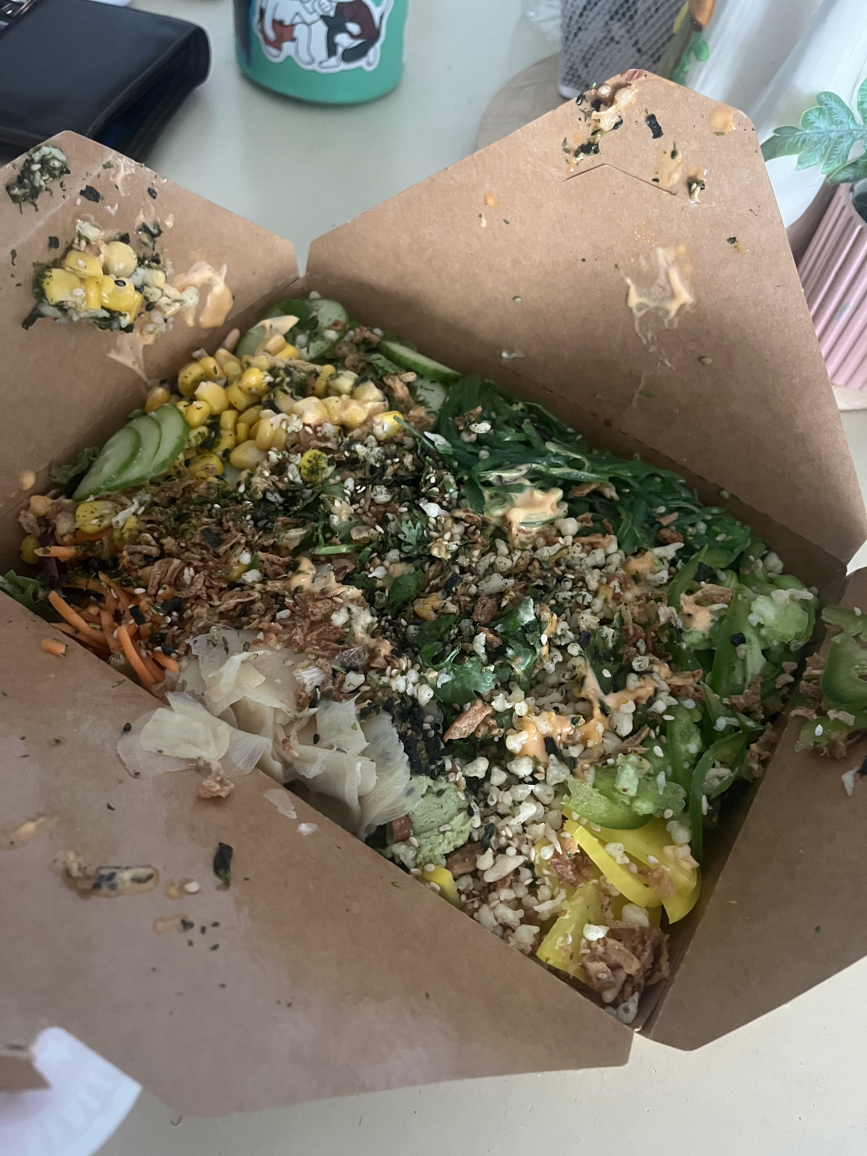 Gimme da slop poki tofu bowl