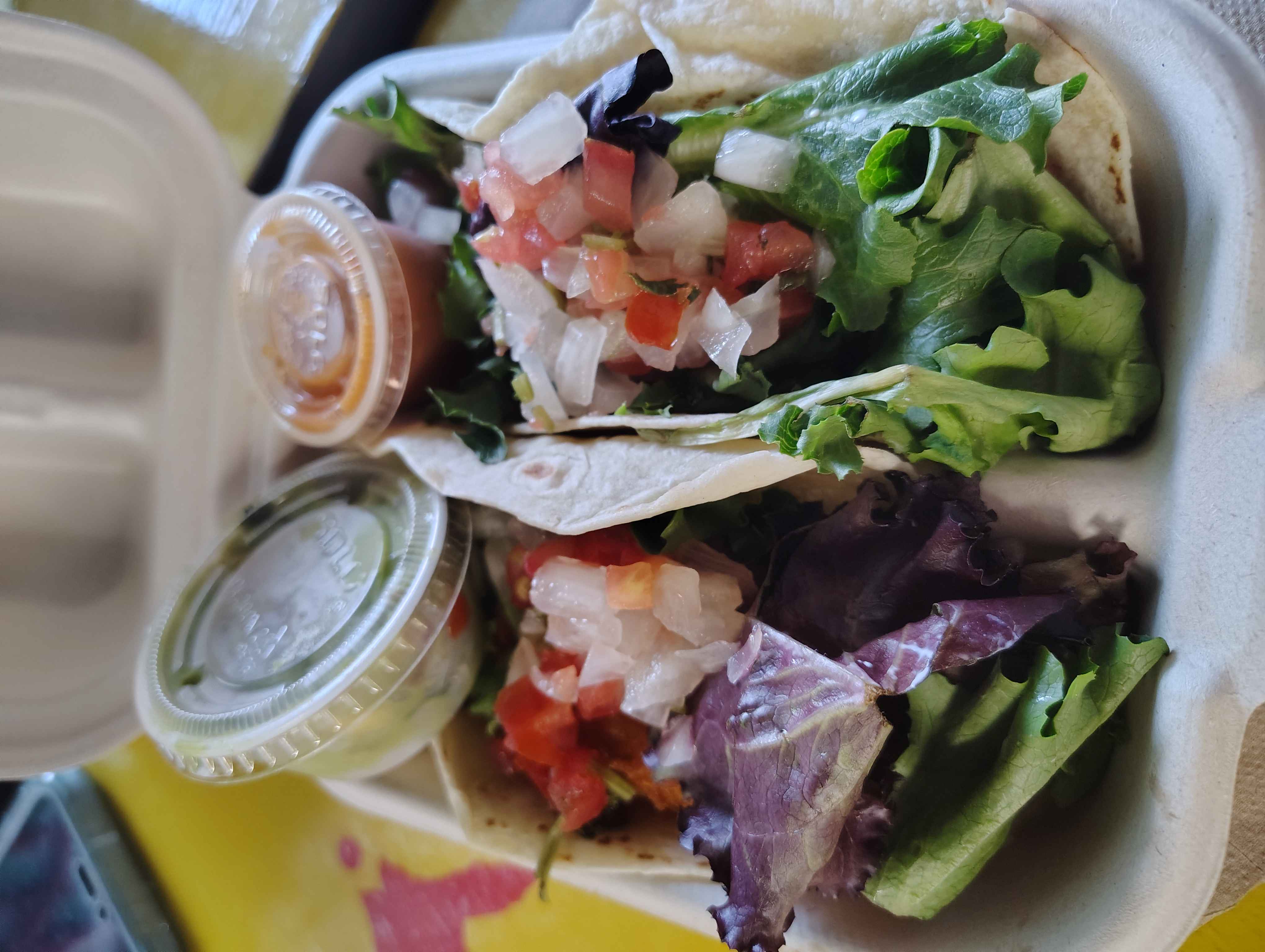 Tacos and chimichanga from lunch (2)